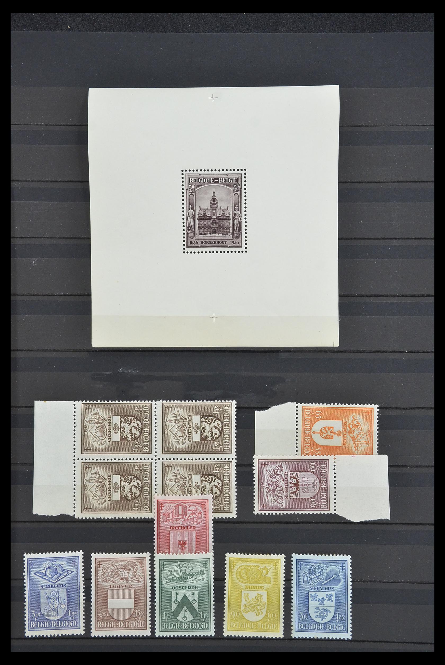 33886 009 - Postzegelverzameling 33886 België 1858-1974.