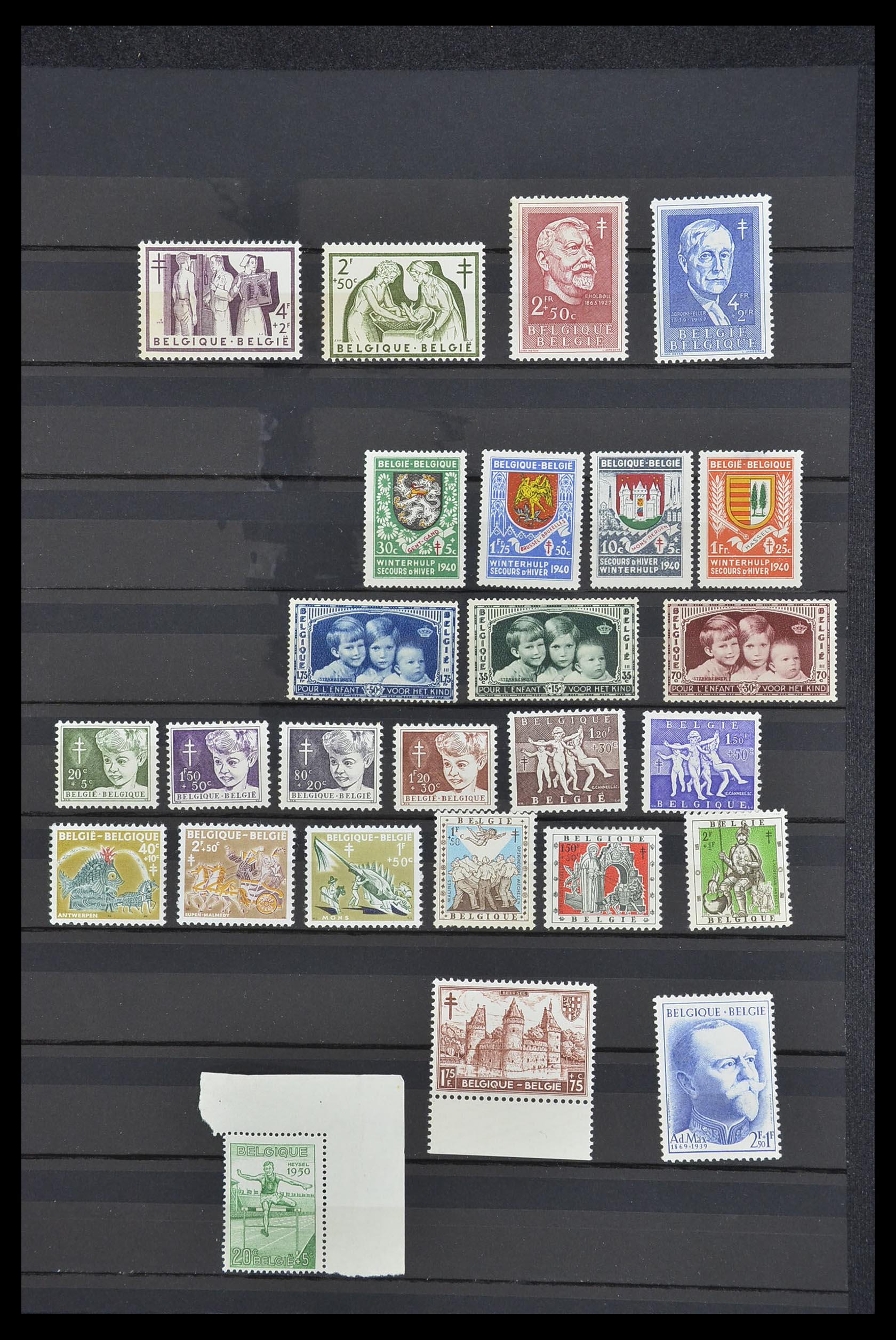 33886 010 - Stamp collection 33886 Belgium 1858-1974.