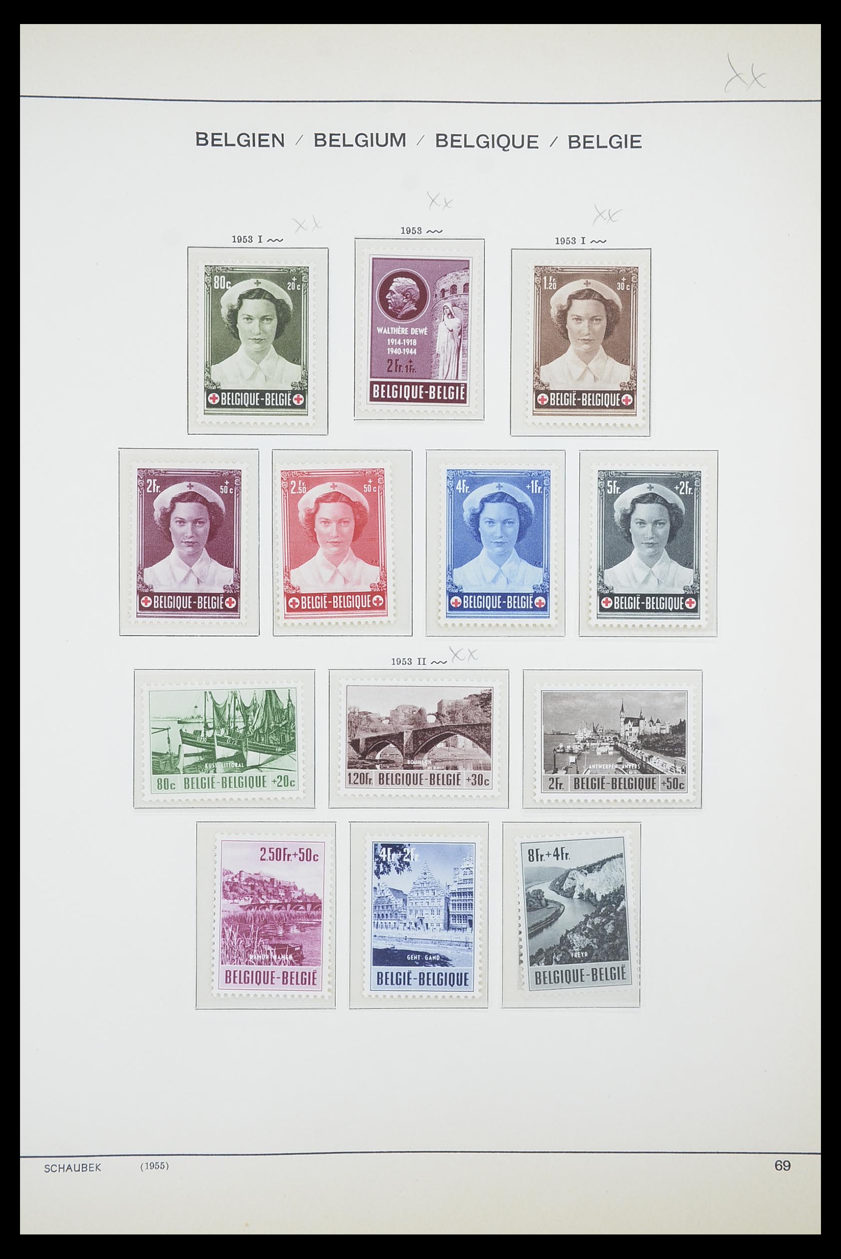 33886 034 - Stamp collection 33886 Belgium 1858-1974.