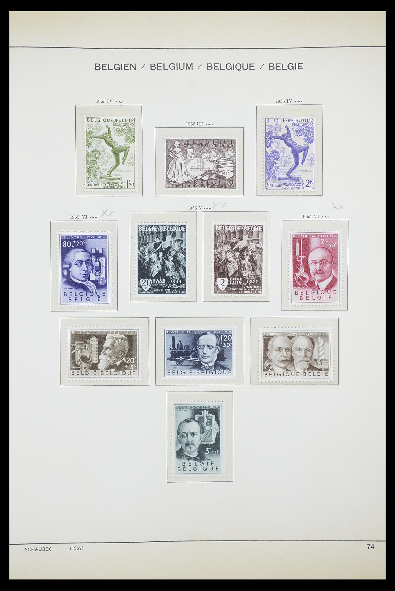 33886 039 - Stamp collection 33886 Belgium 1858-1974.