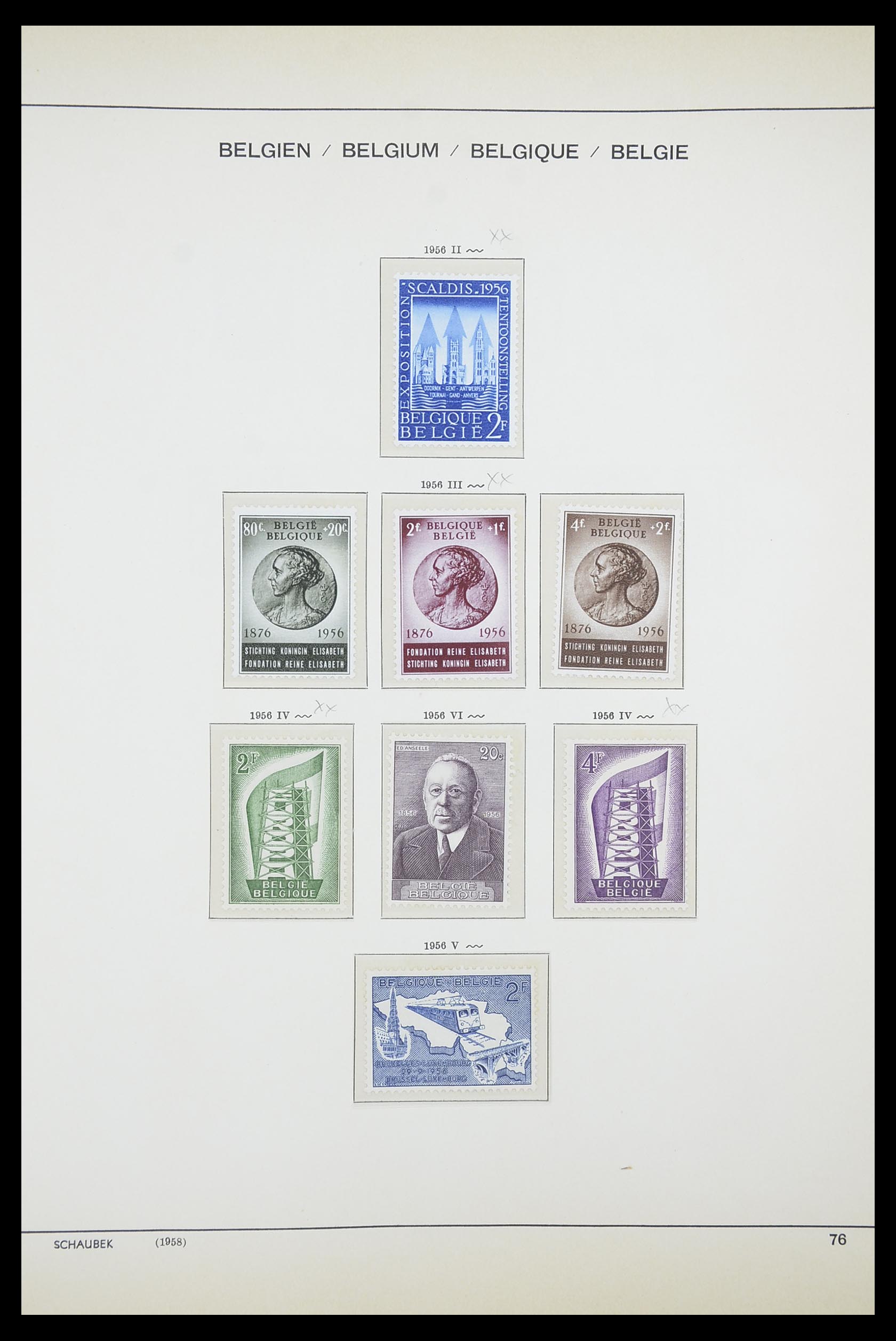 33886 041 - Stamp collection 33886 Belgium 1858-1974.