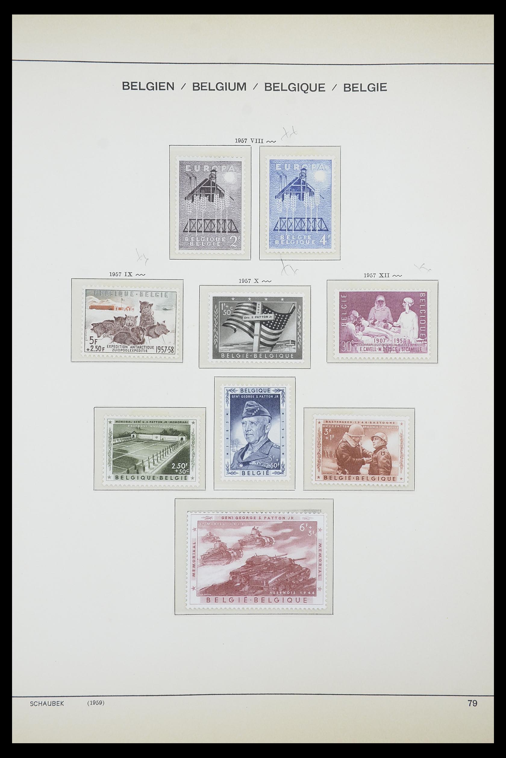 33886 044 - Stamp collection 33886 Belgium 1858-1974.