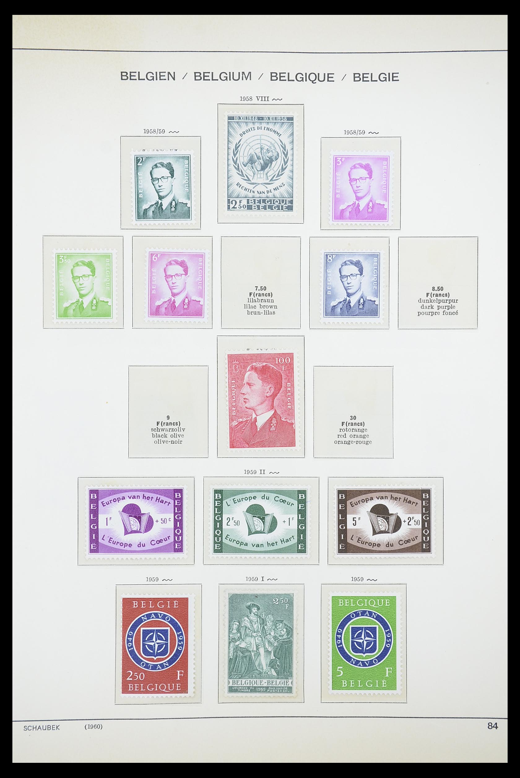 33886 049 - Stamp collection 33886 Belgium 1858-1974.