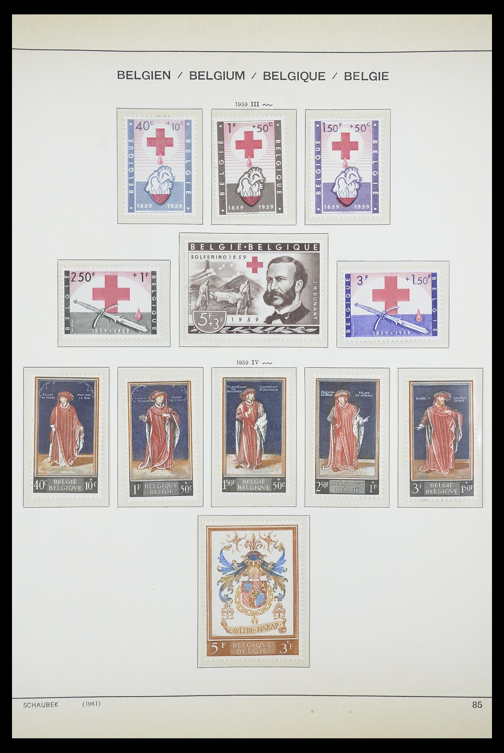 33886 050 - Stamp collection 33886 Belgium 1858-1974.