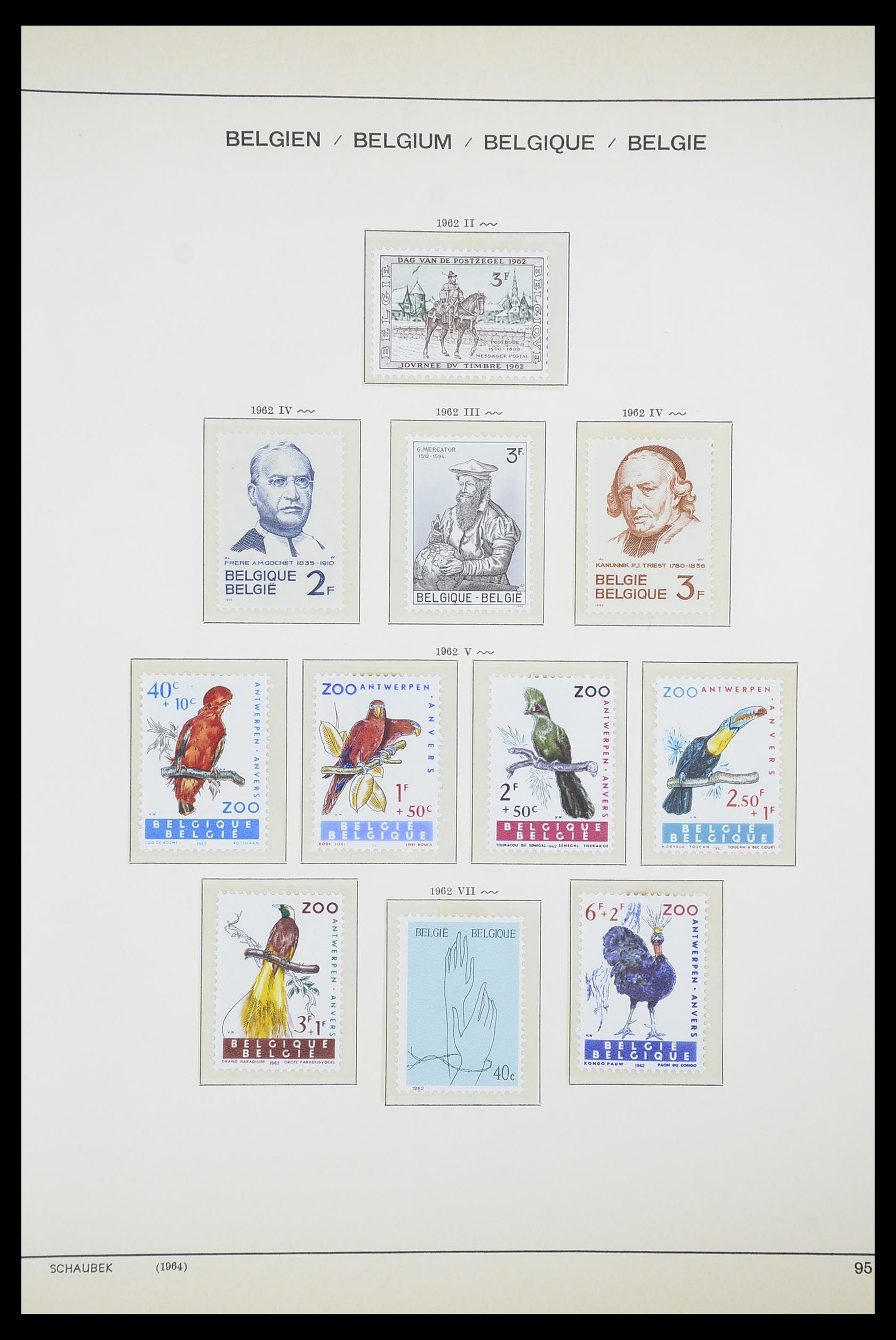 33886 060 - Stamp collection 33886 Belgium 1858-1974.