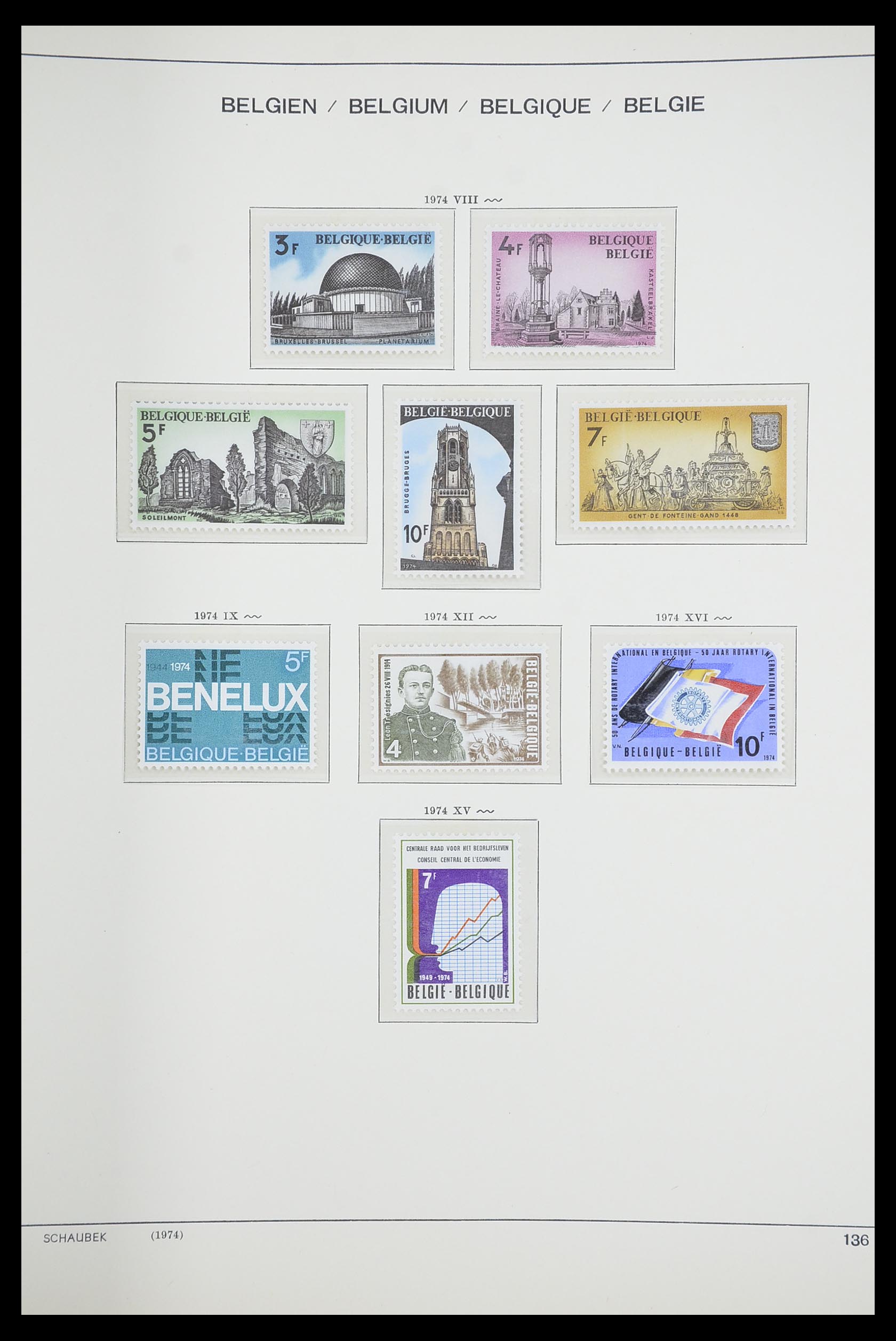33886 103 - Stamp collection 33886 Belgium 1858-1974.