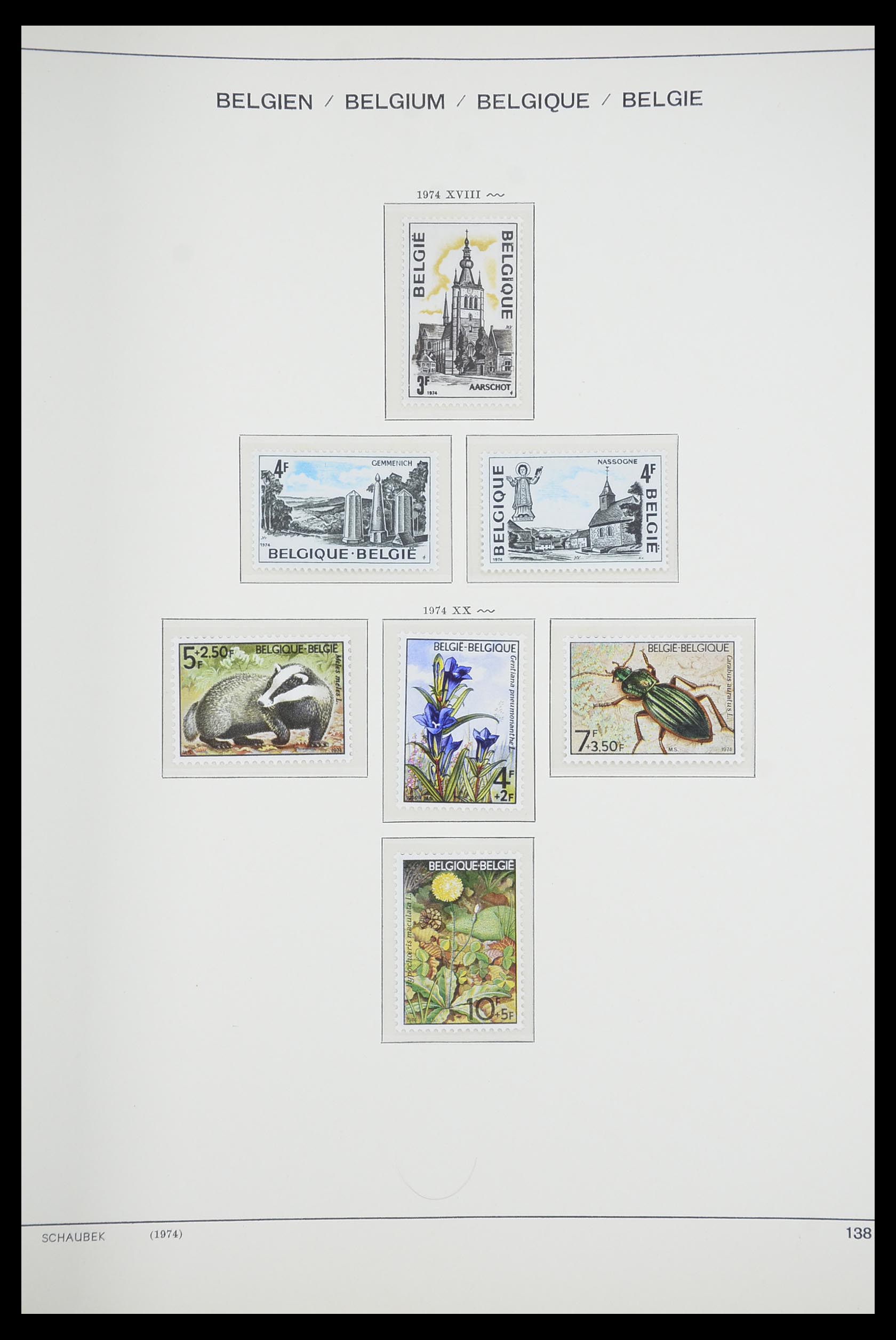 33886 105 - Stamp collection 33886 Belgium 1858-1974.
