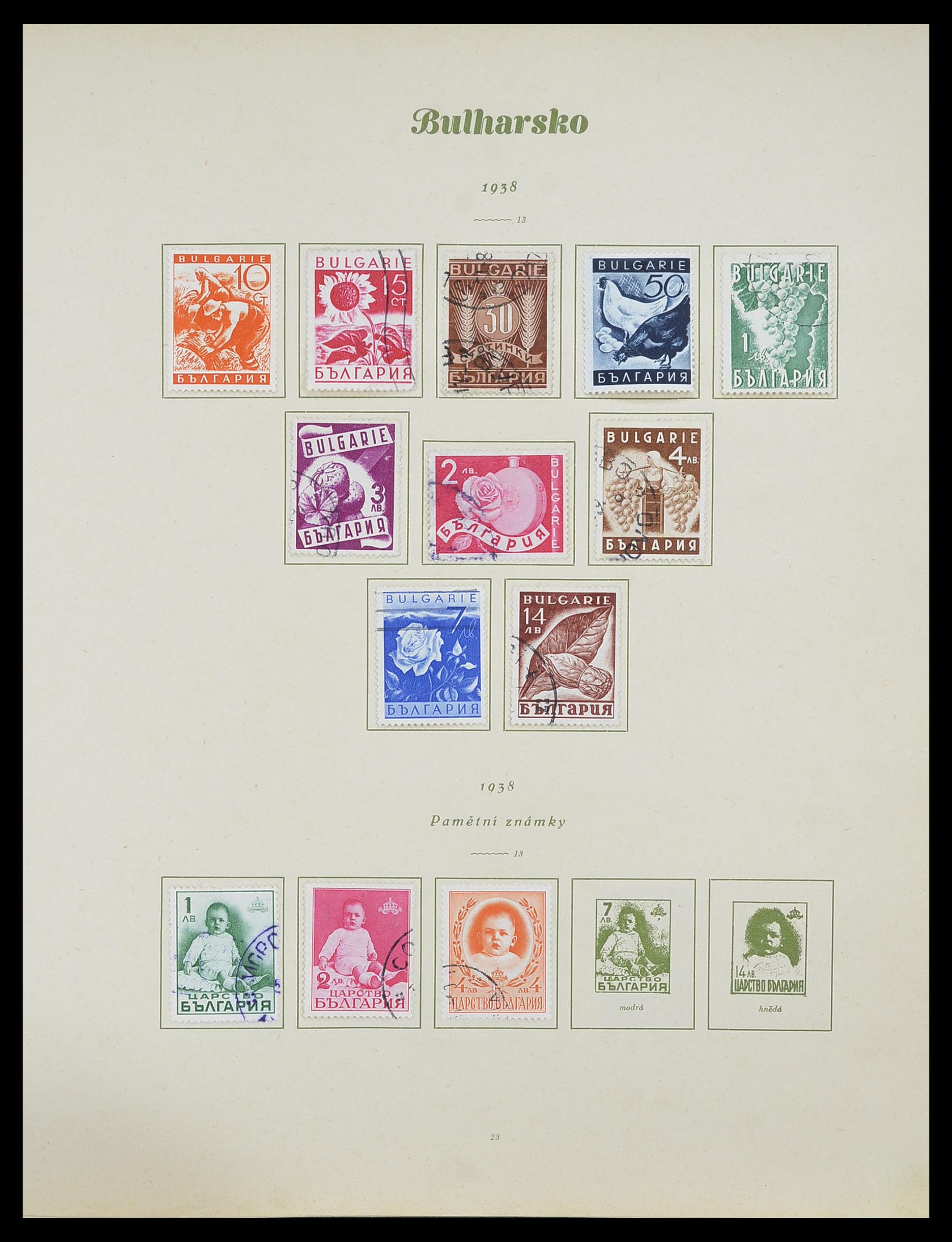 33887 019 - Postzegelverzameling 33887 Bulgarije 1879-1970.