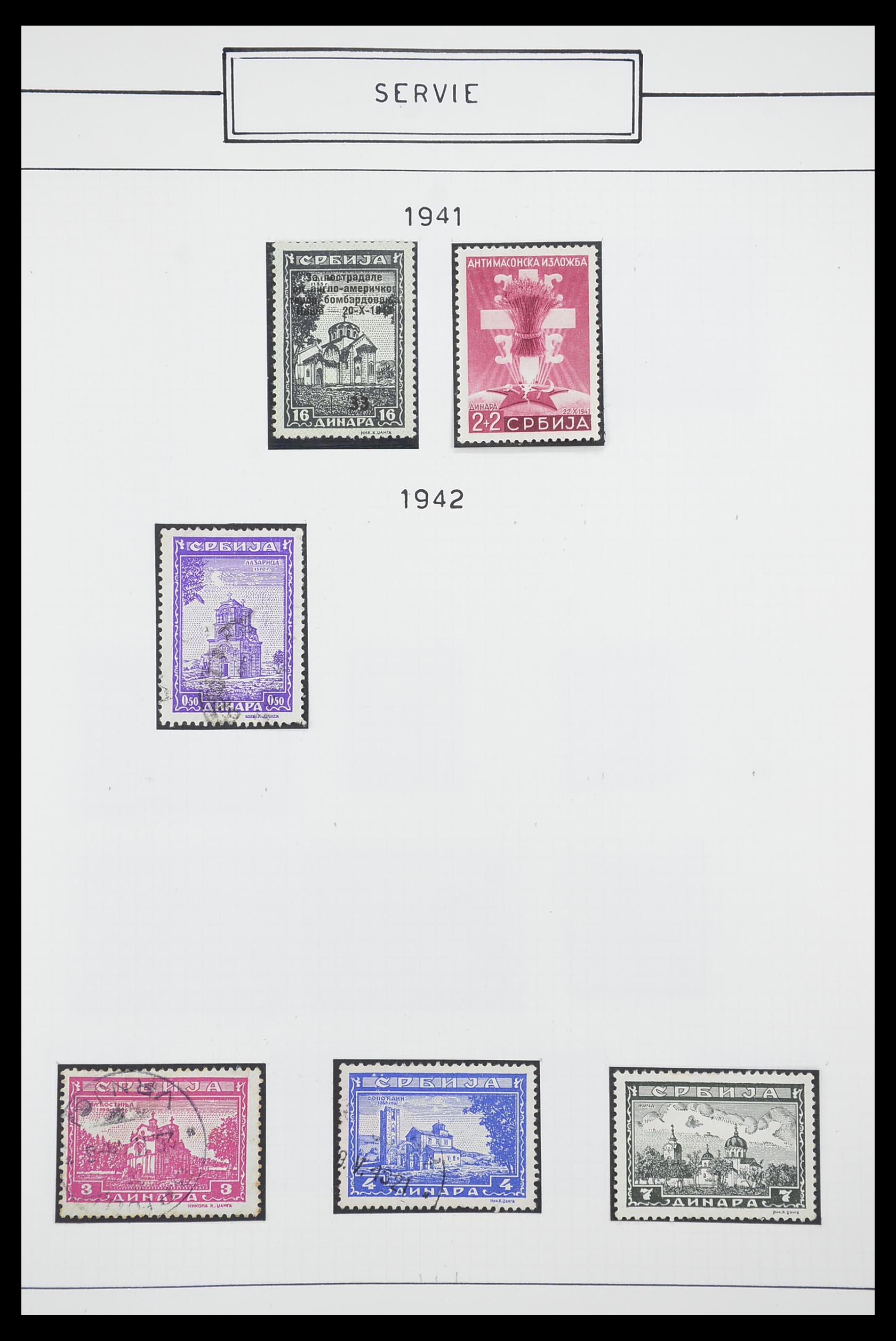 33888 010 - Postzegelverzameling 33888 Joegoslavië 1906-1983.