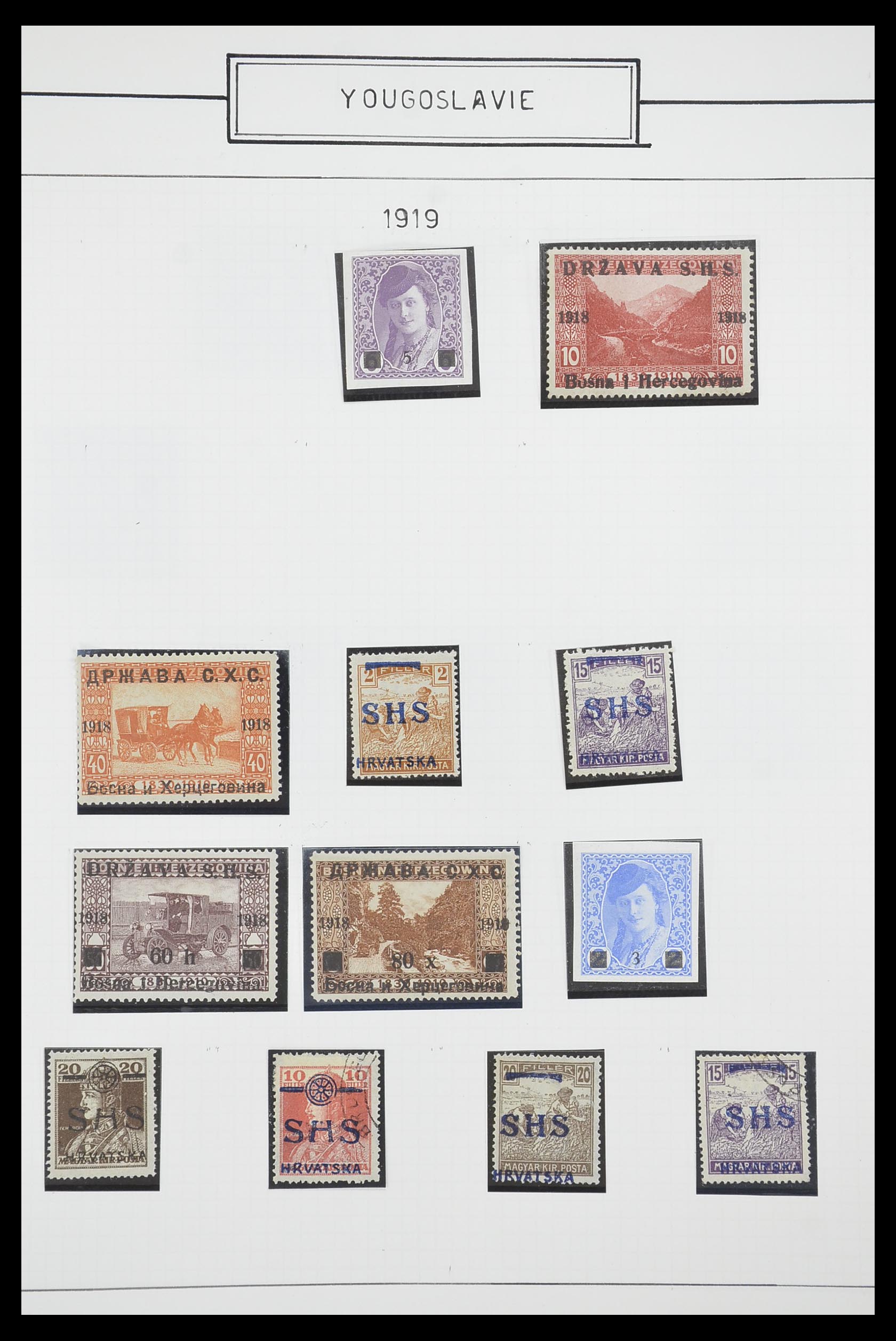 33888 011 - Postzegelverzameling 33888 Joegoslavië 1906-1983.