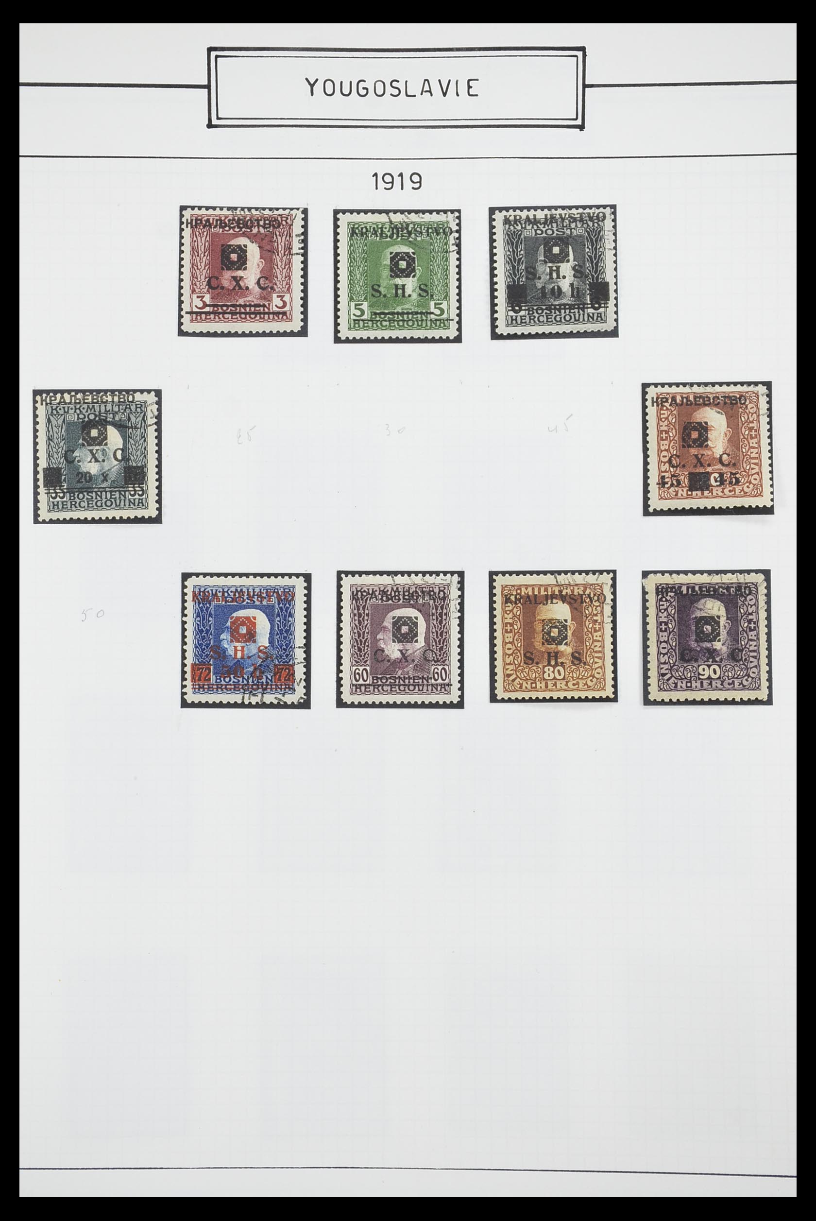 33888 012 - Postzegelverzameling 33888 Joegoslavië 1906-1983.