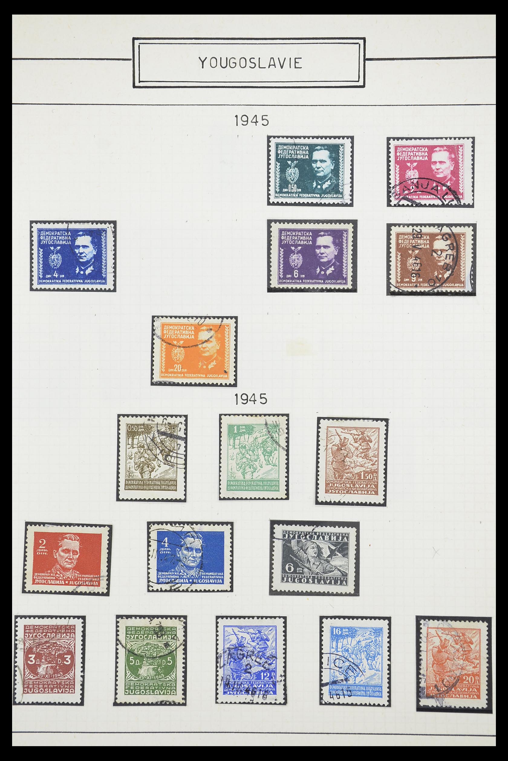 33888 024 - Stamp collection 33888 Yugoslavia 1906-1983.