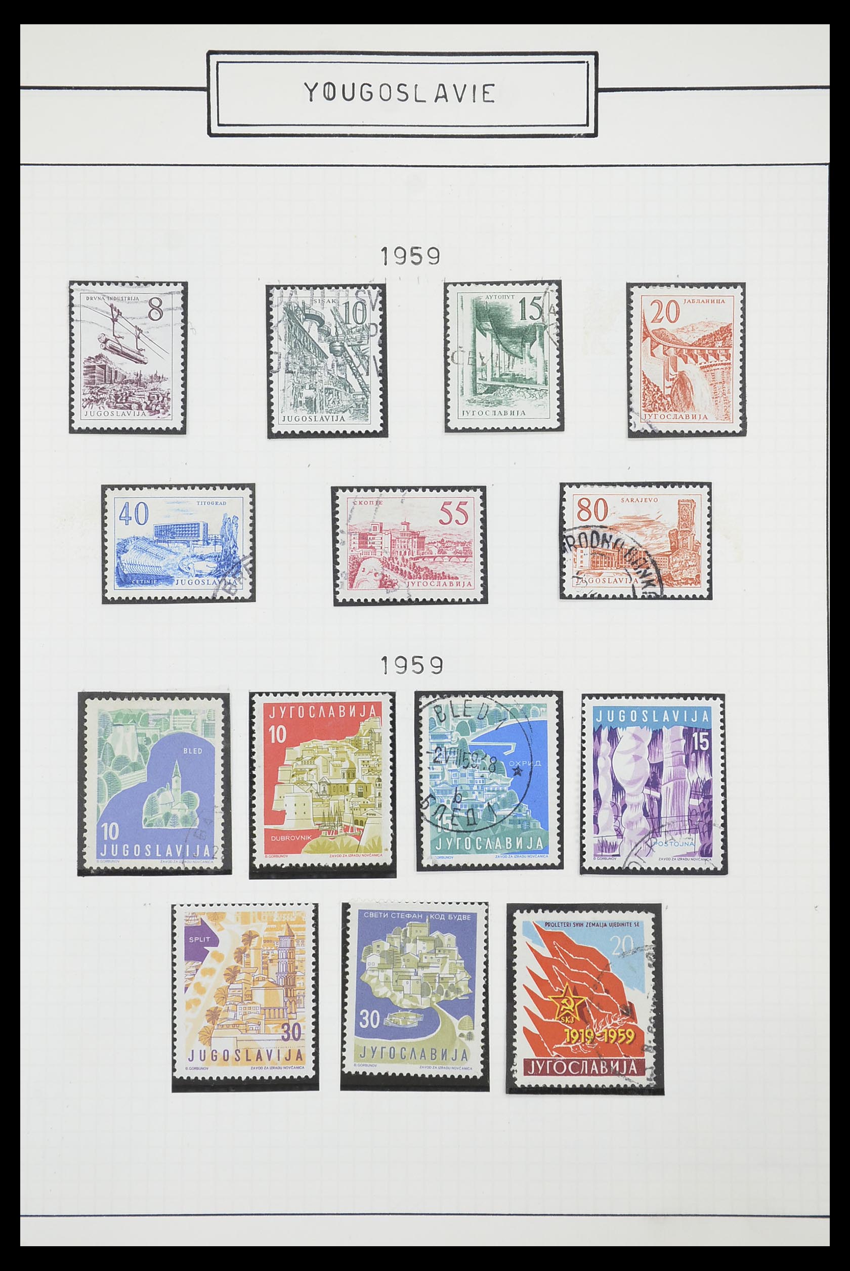 33888 033 - Stamp collection 33888 Yugoslavia 1906-1983.