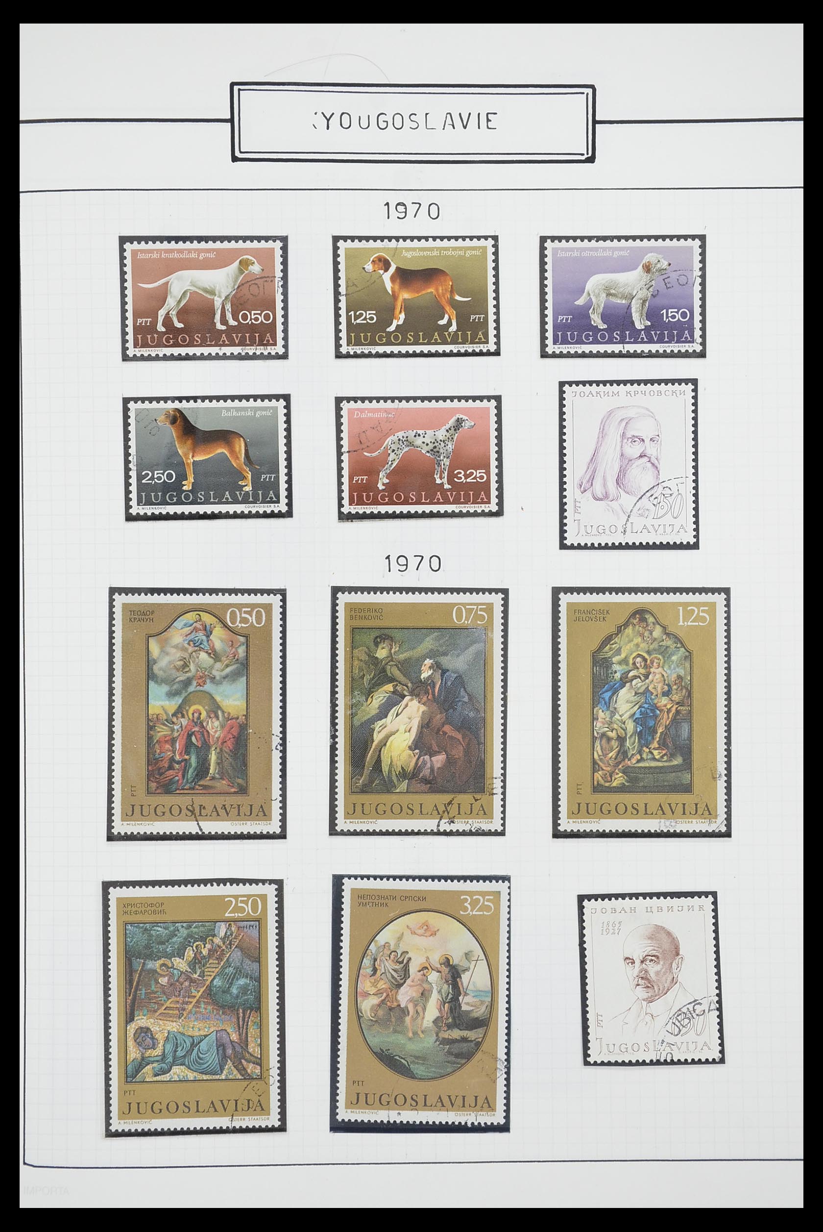33888 052 - Stamp collection 33888 Yugoslavia 1906-1983.