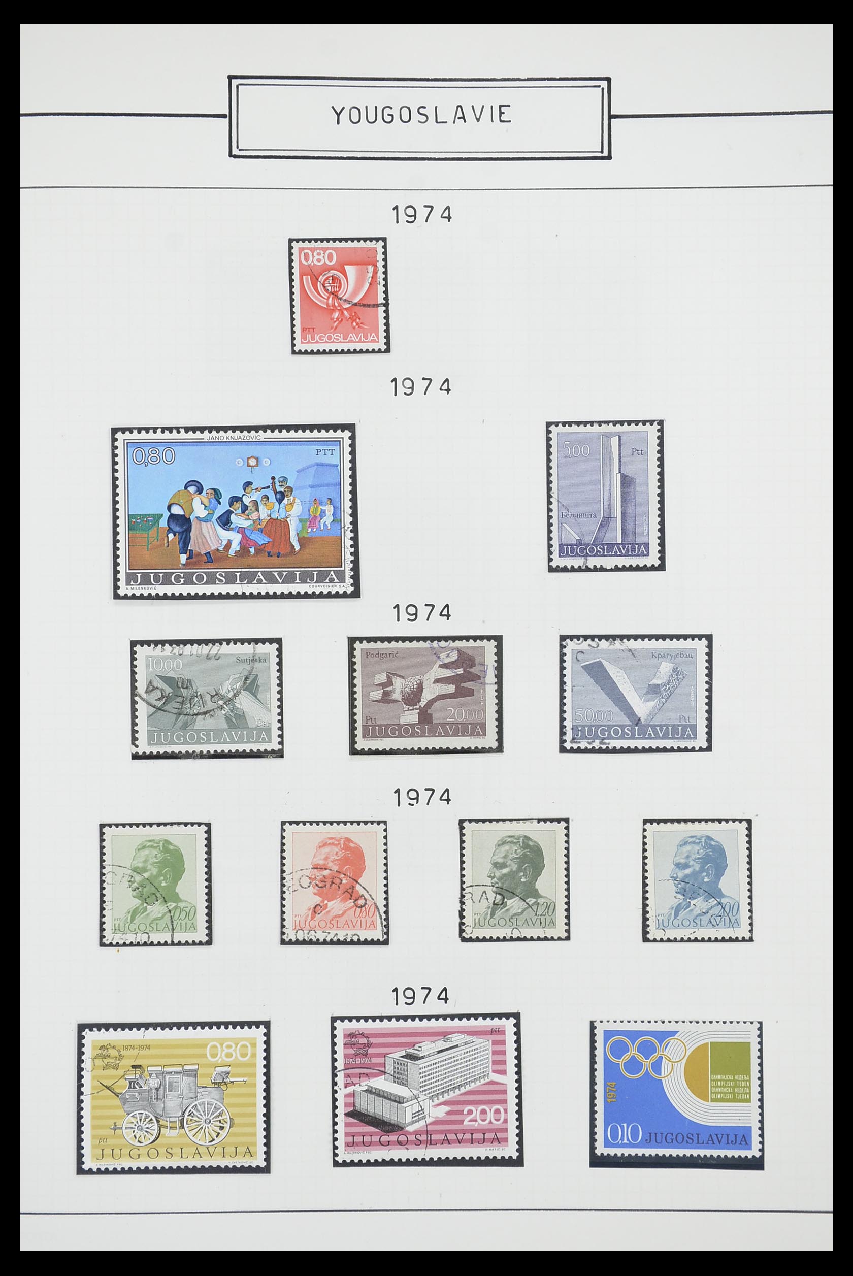 33888 059 - Stamp collection 33888 Yugoslavia 1906-1983.