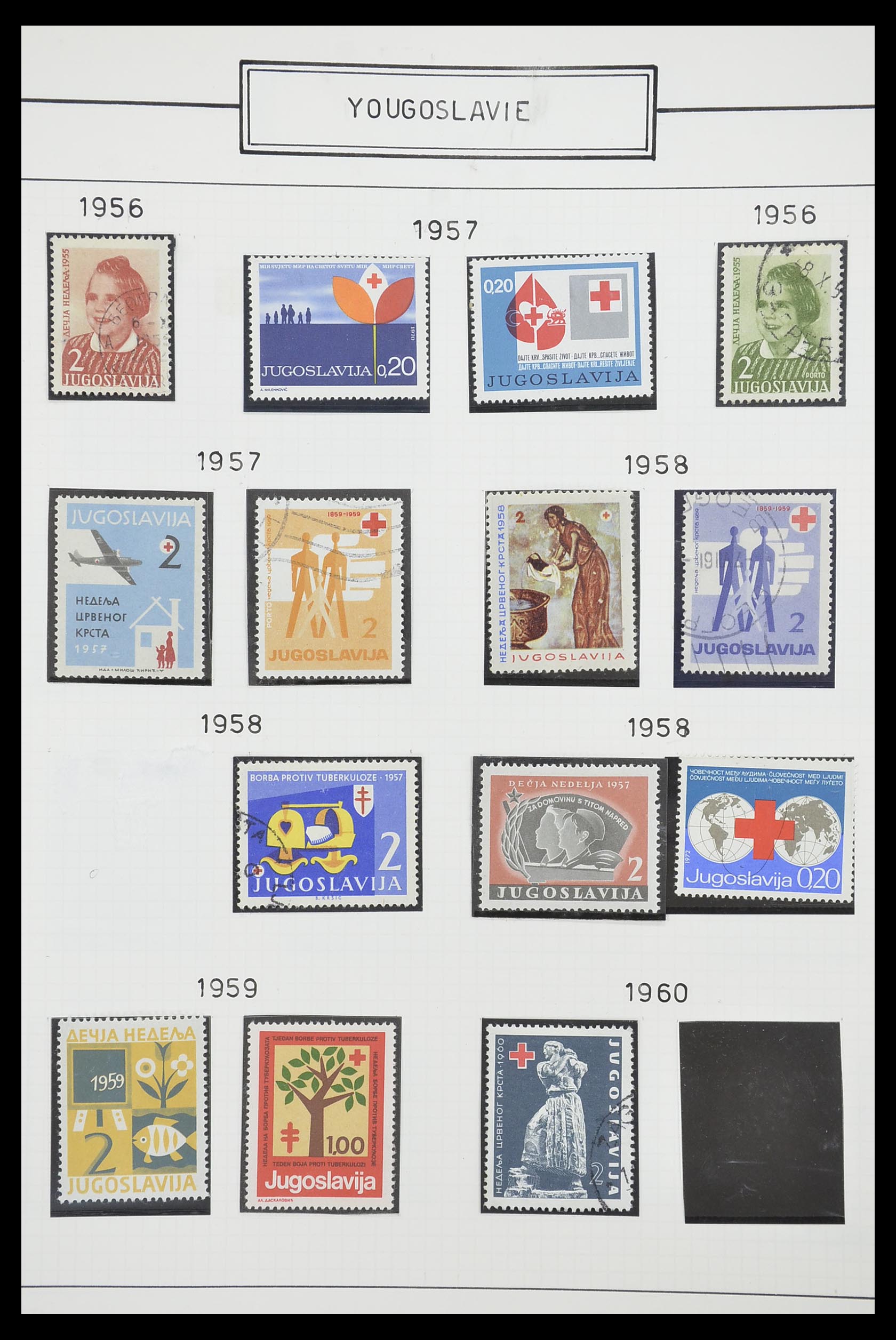 33888 071 - Stamp collection 33888 Yugoslavia 1906-1983.