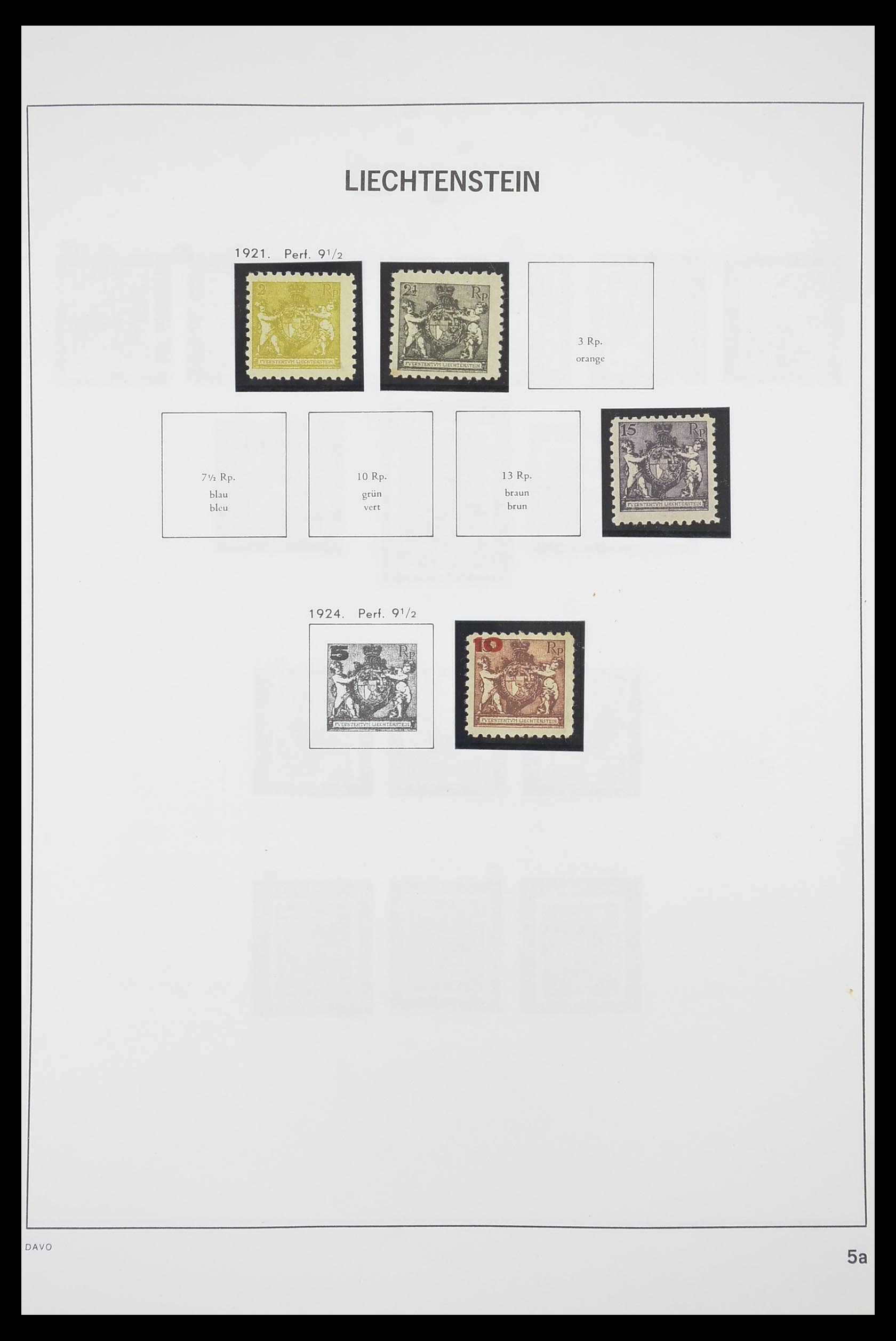 33890 006 - Postzegelverzameling 33890 Liechtenstein 1912-1986.