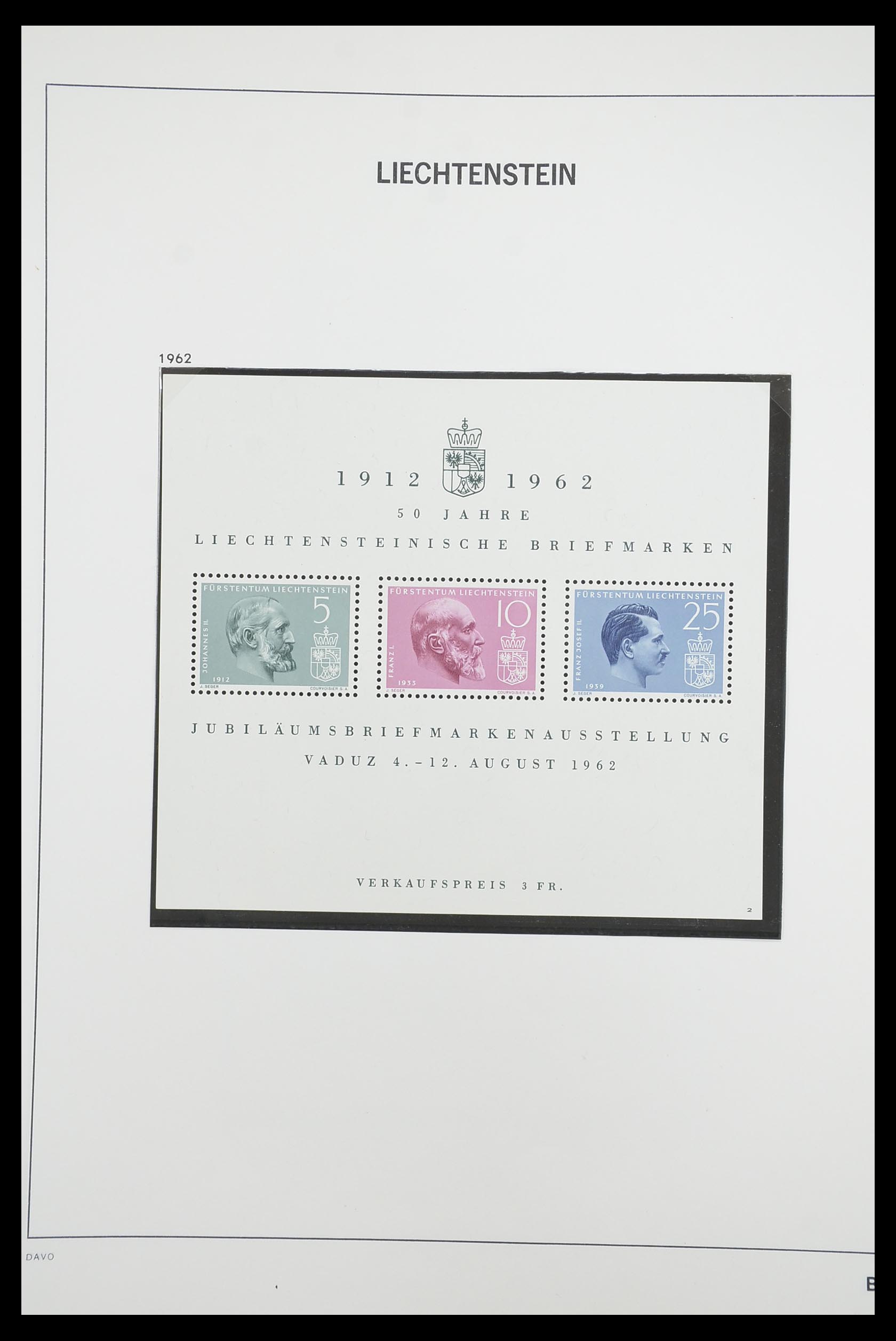 33890 082 - Postzegelverzameling 33890 Liechtenstein 1912-1986.