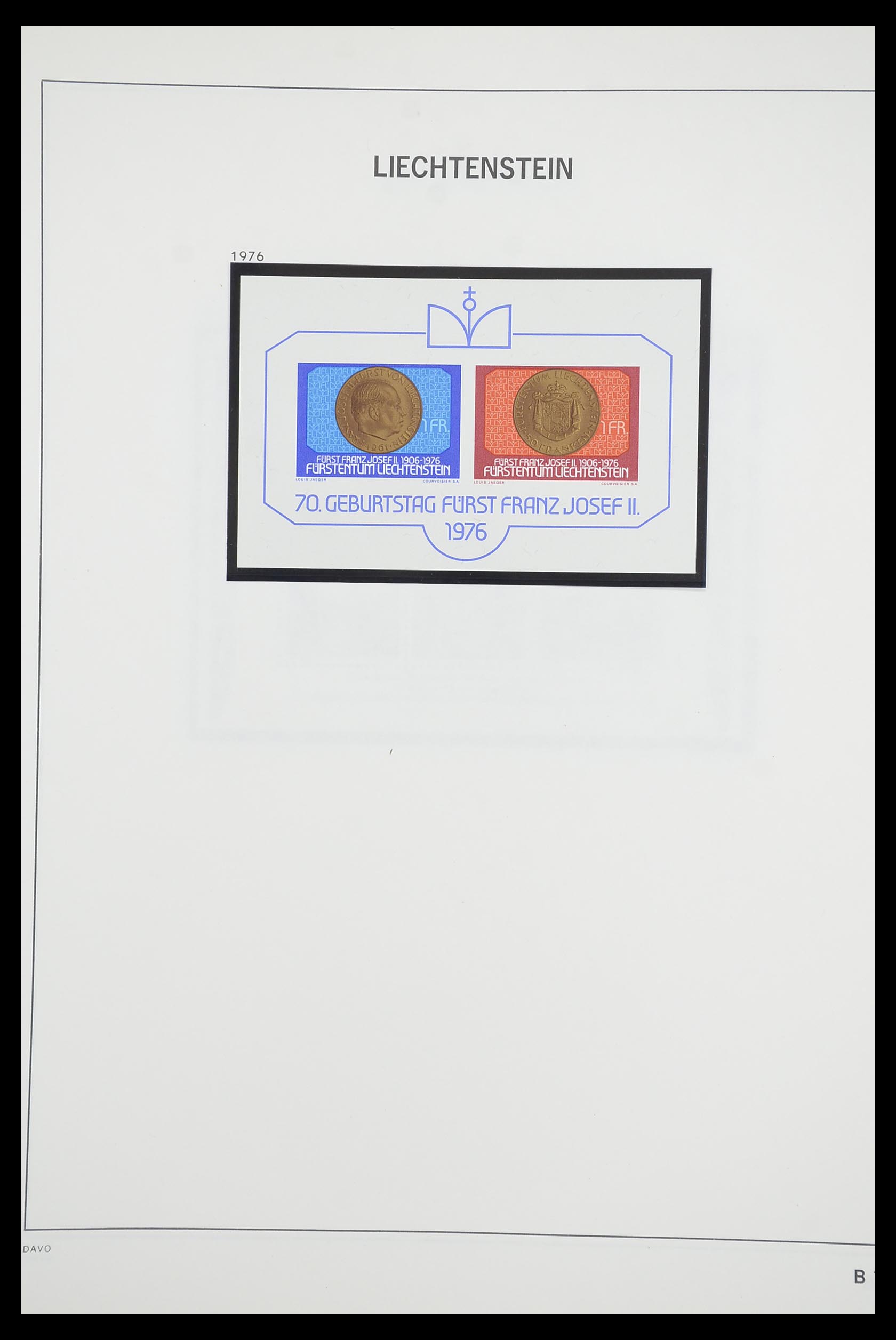 33890 085 - Postzegelverzameling 33890 Liechtenstein 1912-1986.