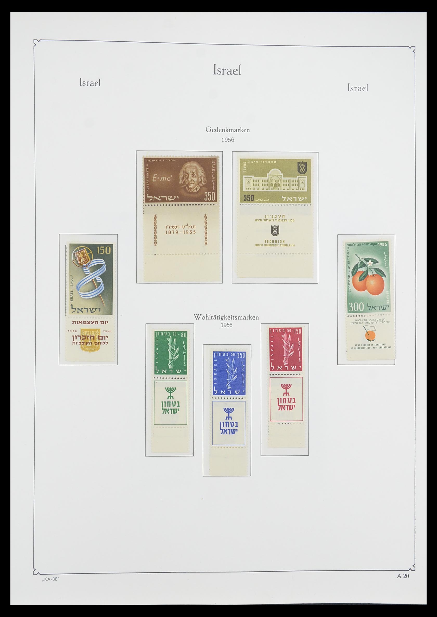 33895 023 - Postzegelverzameling 33895 Israël 1948-1986.