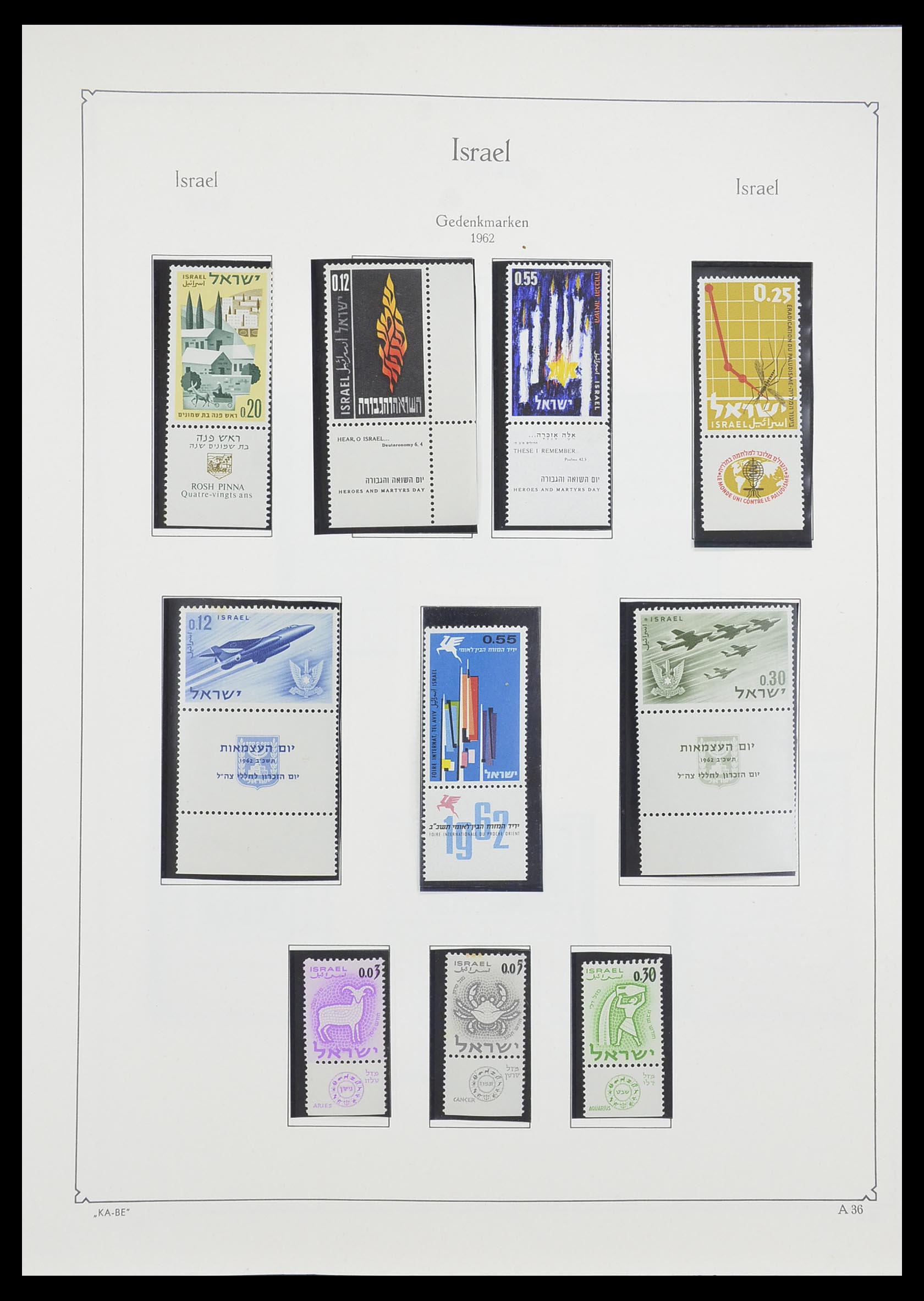 33895 040 - Postzegelverzameling 33895 Israël 1948-1986.