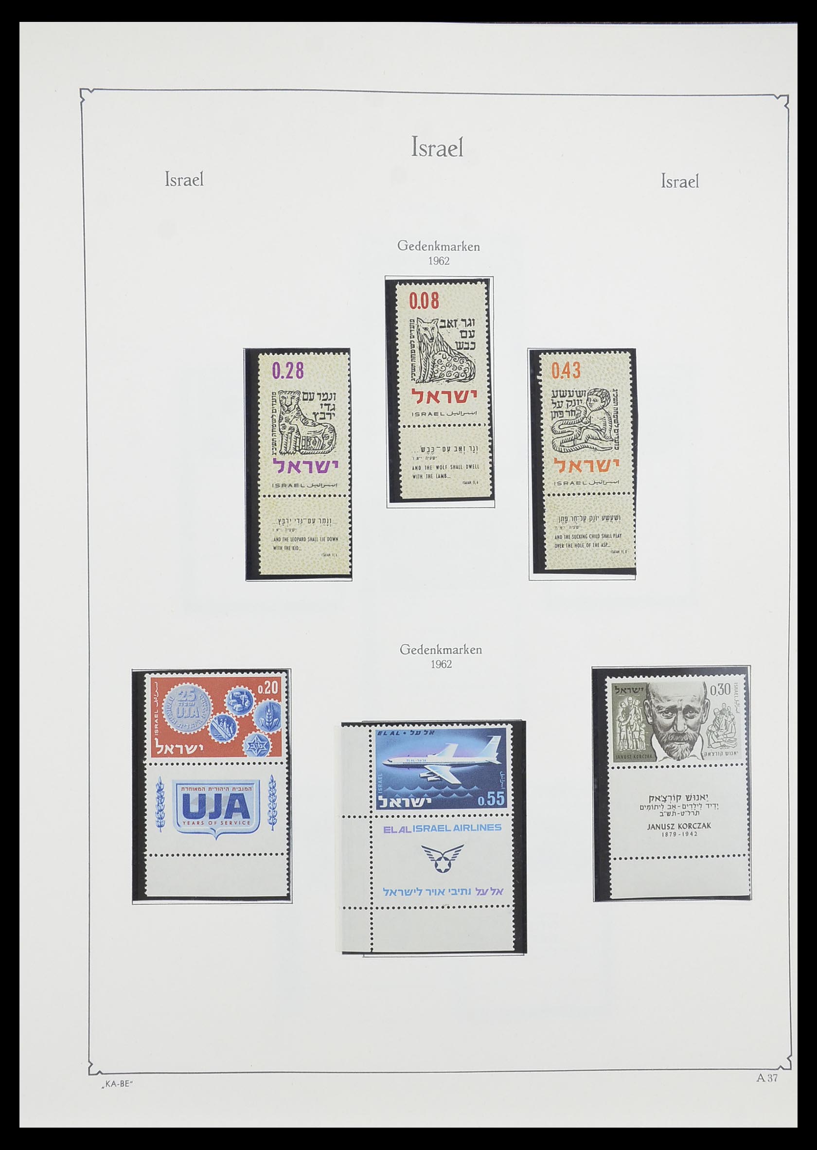 33895 041 - Postzegelverzameling 33895 Israël 1948-1986.