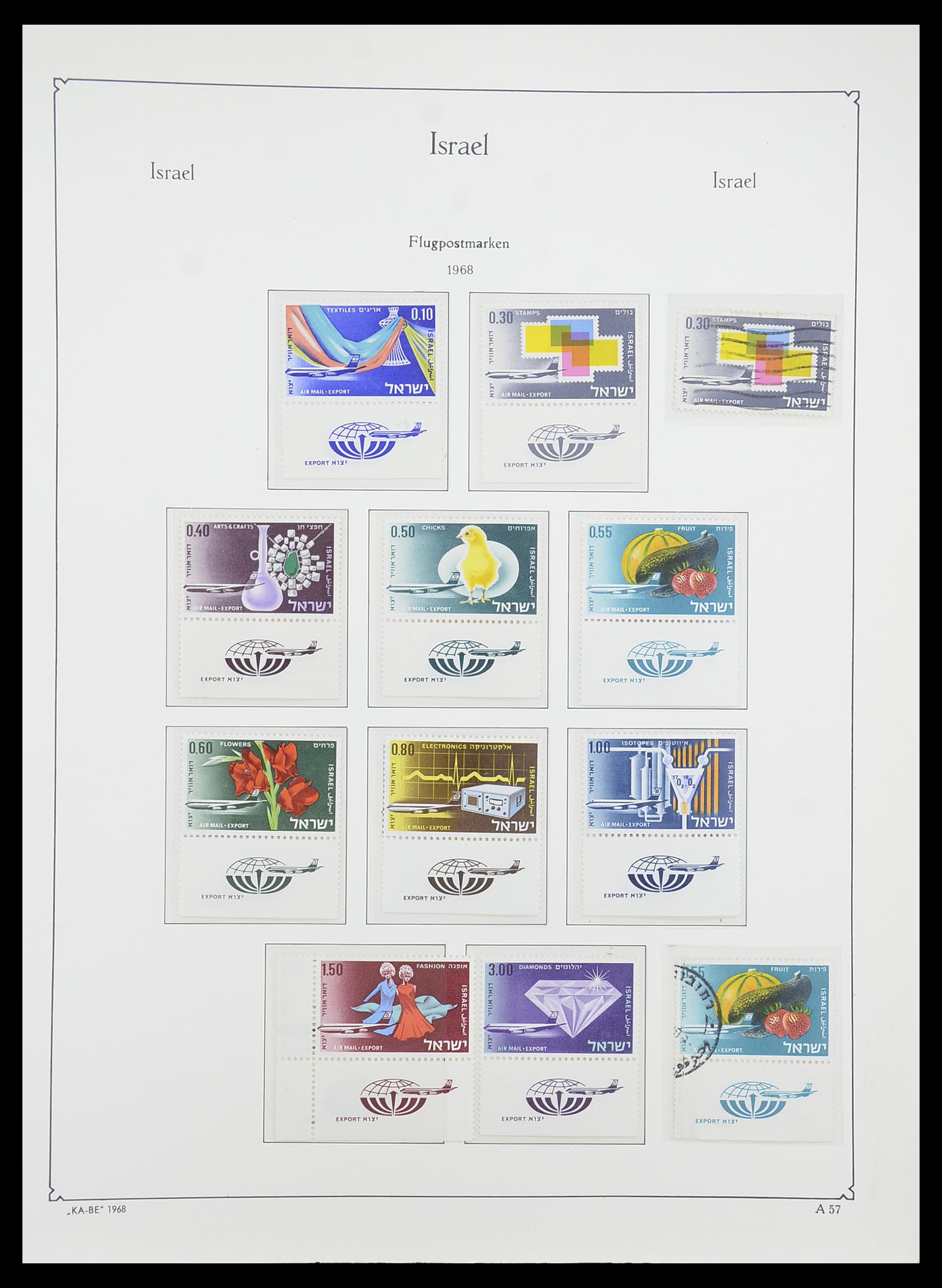 33895 062 - Postzegelverzameling 33895 Israël 1948-1986.