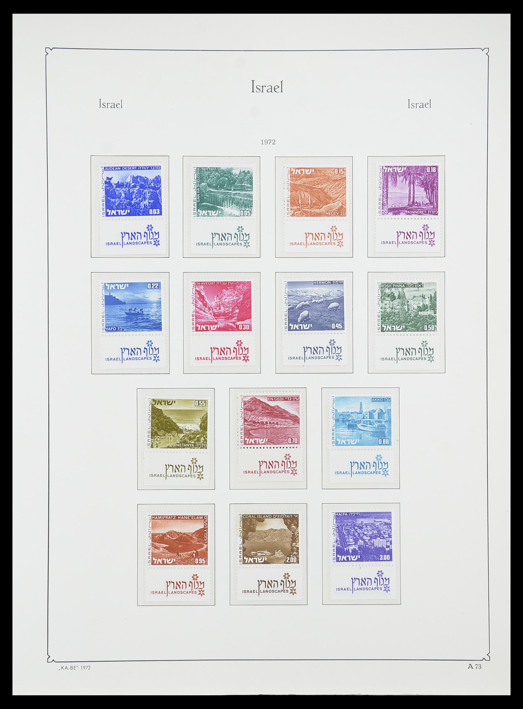 33895 078 - Postzegelverzameling 33895 Israël 1948-1986.