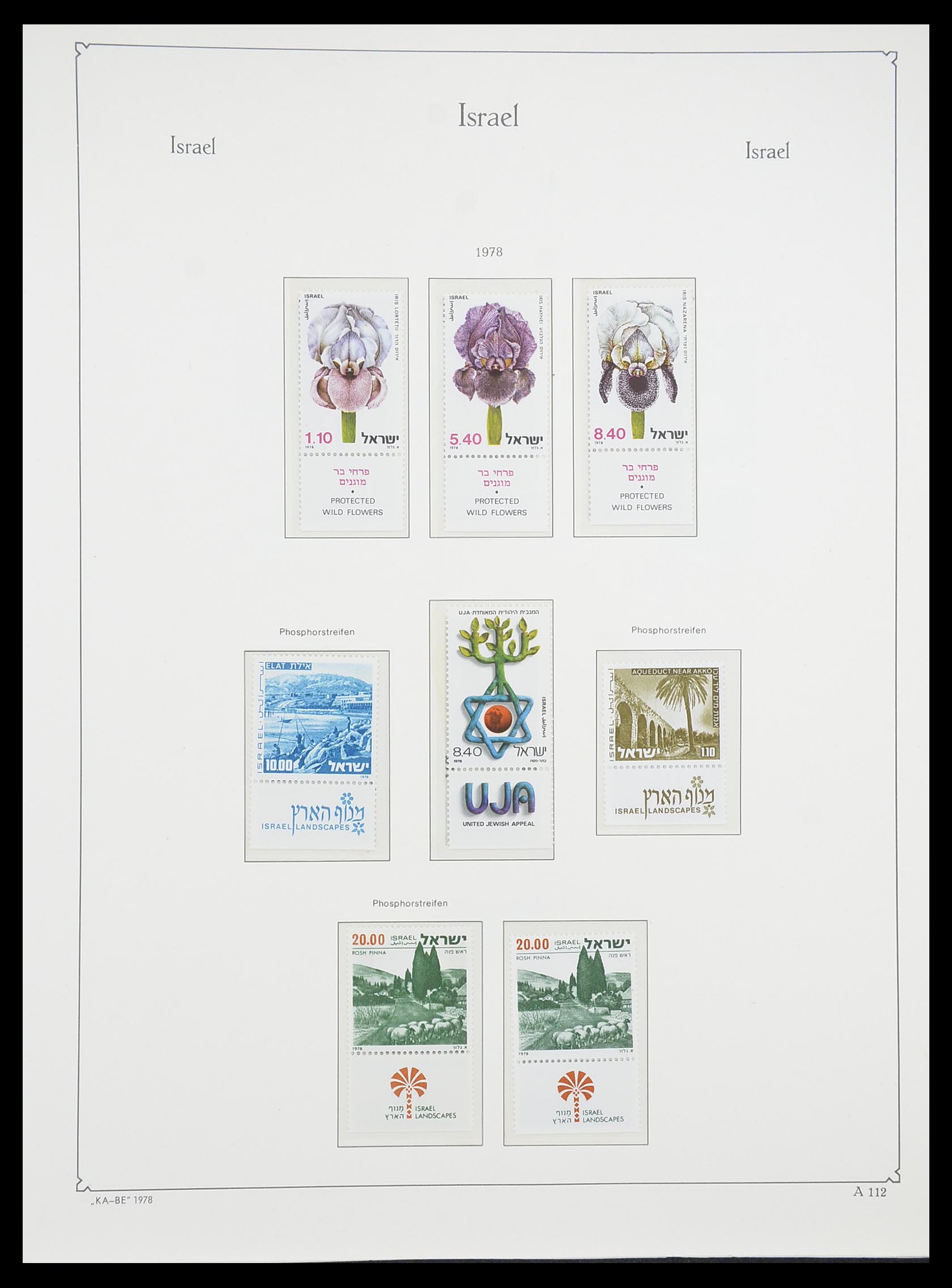 33895 121 - Postzegelverzameling 33895 Israël 1948-1986.