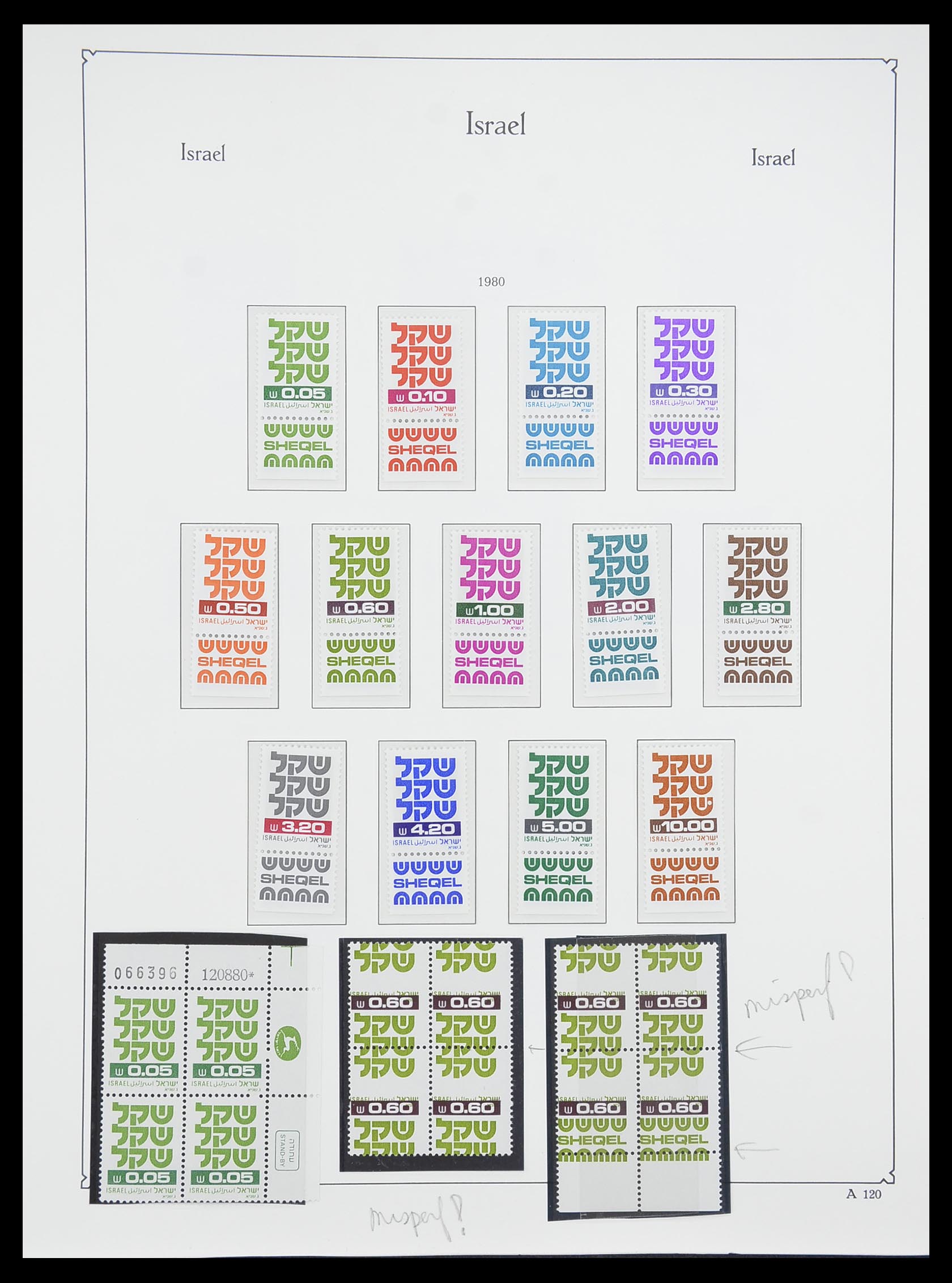 33895 129 - Stamp collection 33895 Israel 1948-1986.