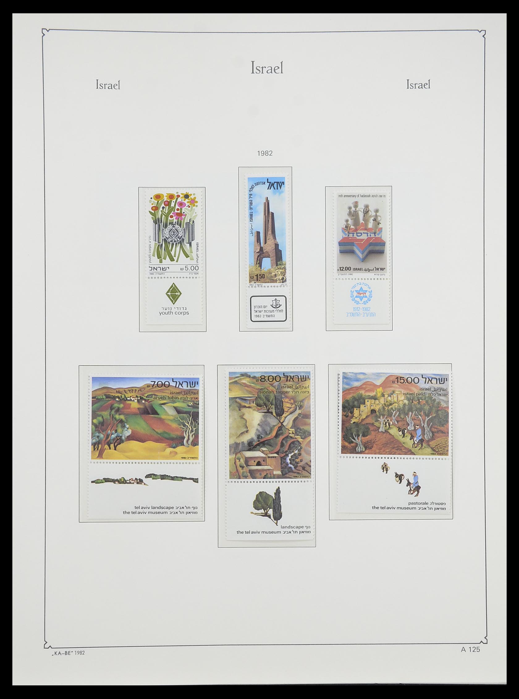 33895 134 - Postzegelverzameling 33895 Israël 1948-1986.