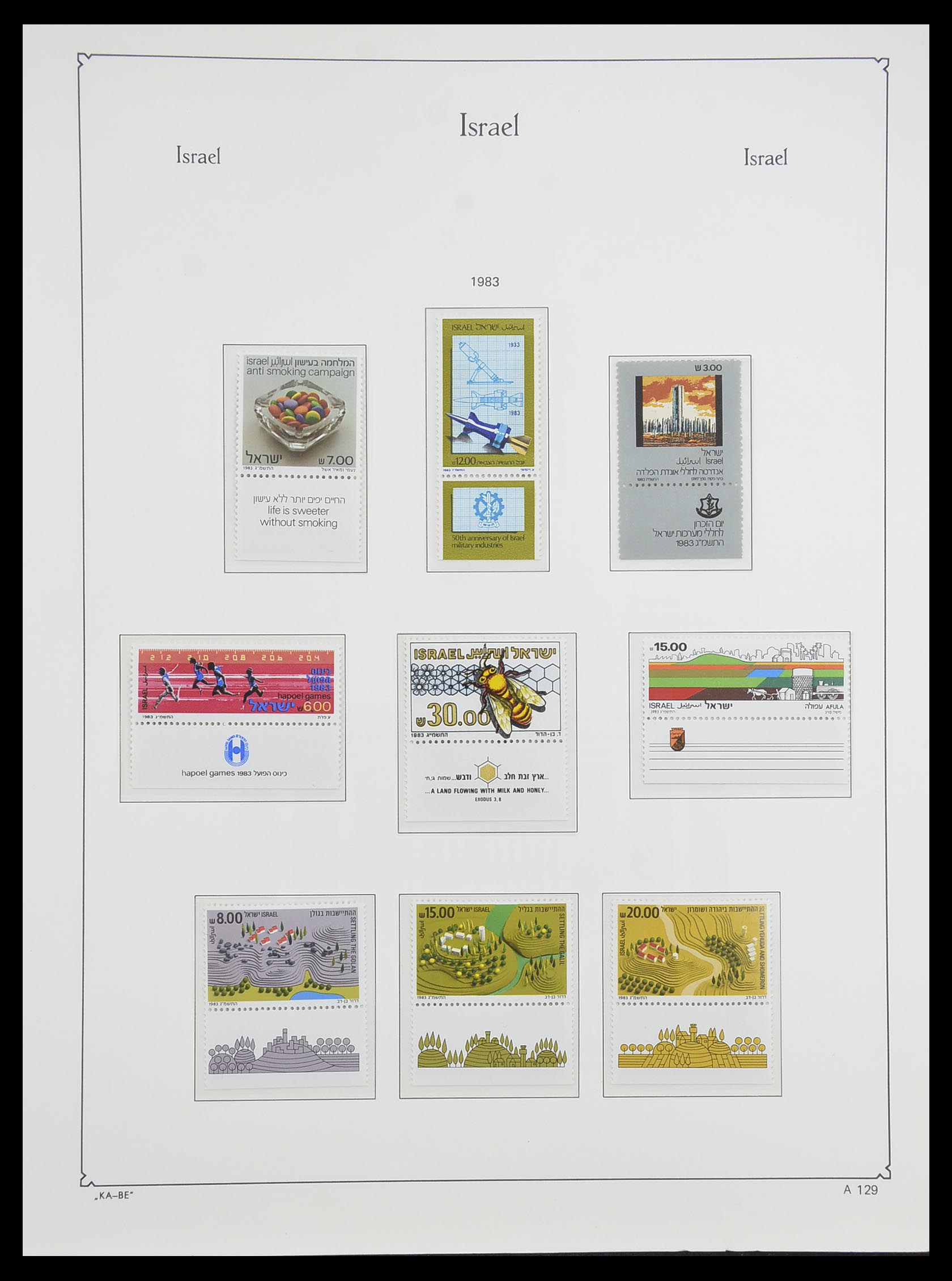 33895 138 - Postzegelverzameling 33895 Israël 1948-1986.