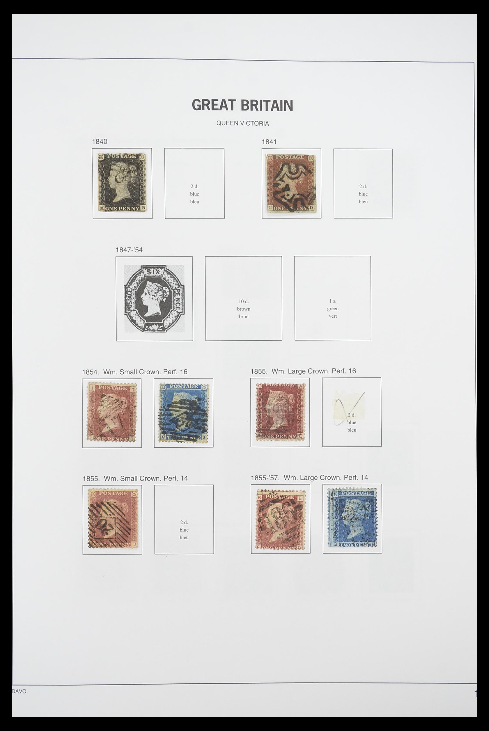 33898 001 - Stamp collection 33898 Great Britain 1840-2006.