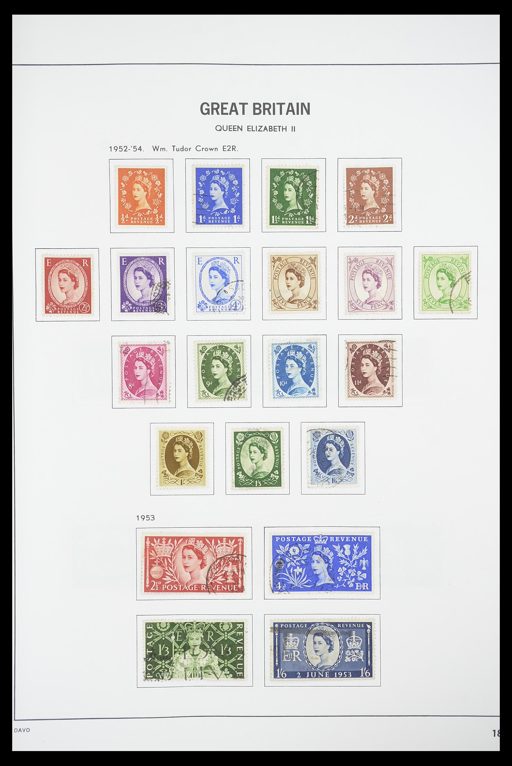 33898 017 - Postzegelverzameling 33898 Engeland 1840-2006.