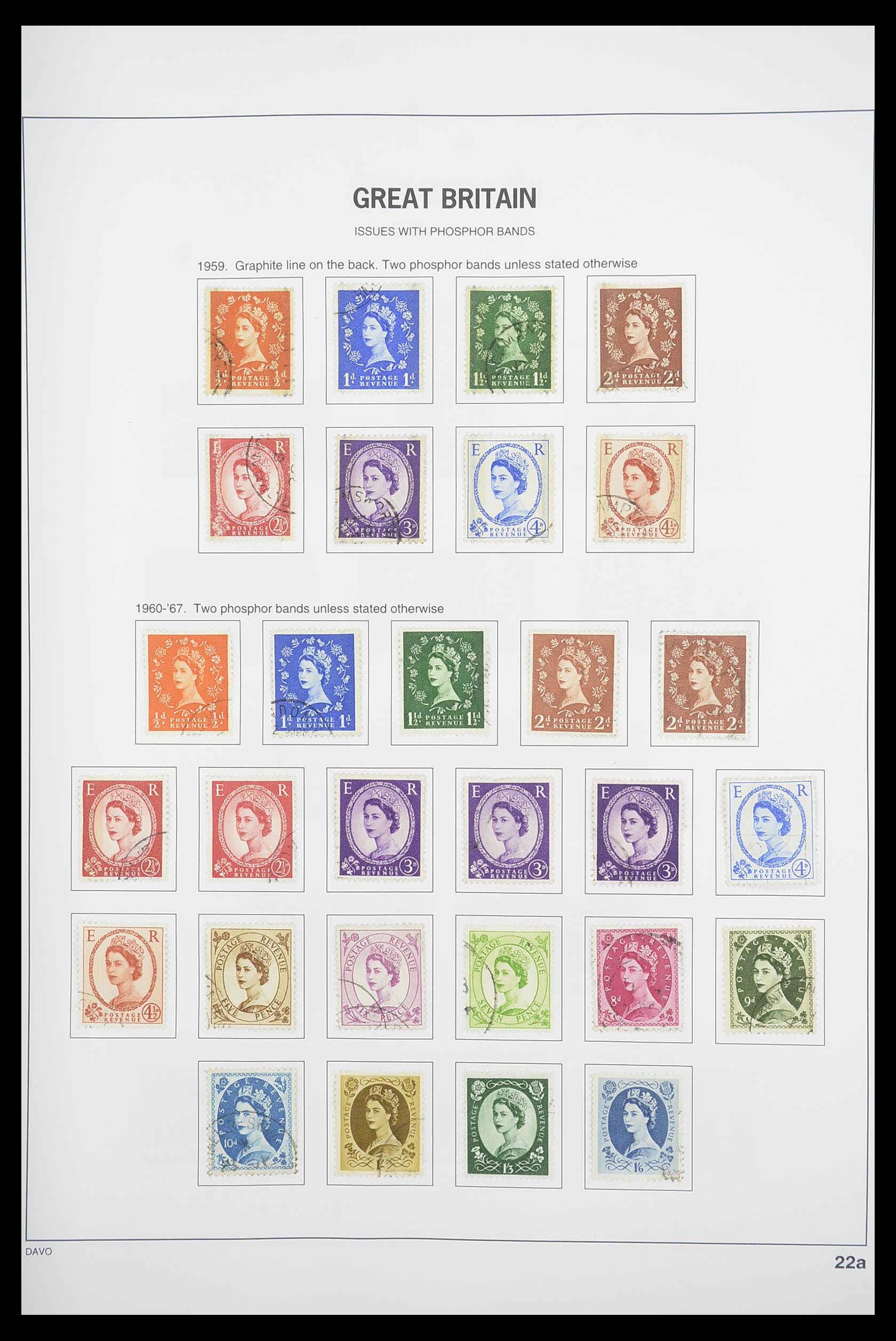 33898 022 - Postzegelverzameling 33898 Engeland 1840-2006.