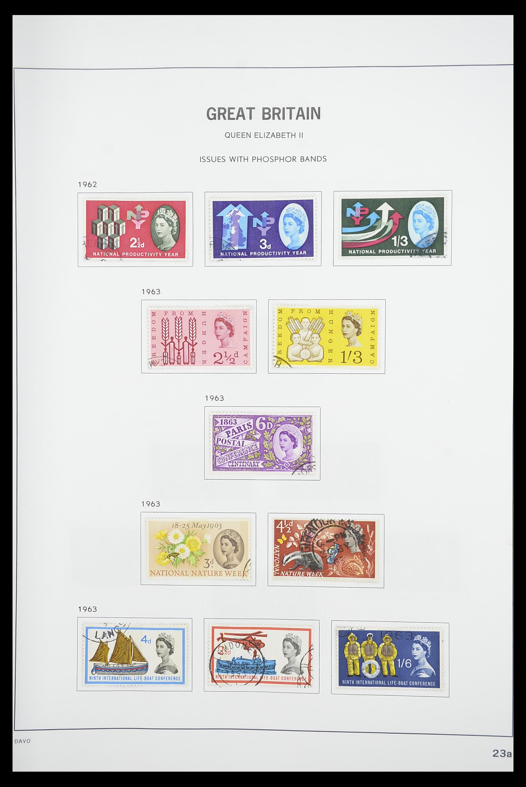 33898 024 - Postzegelverzameling 33898 Engeland 1840-2006.