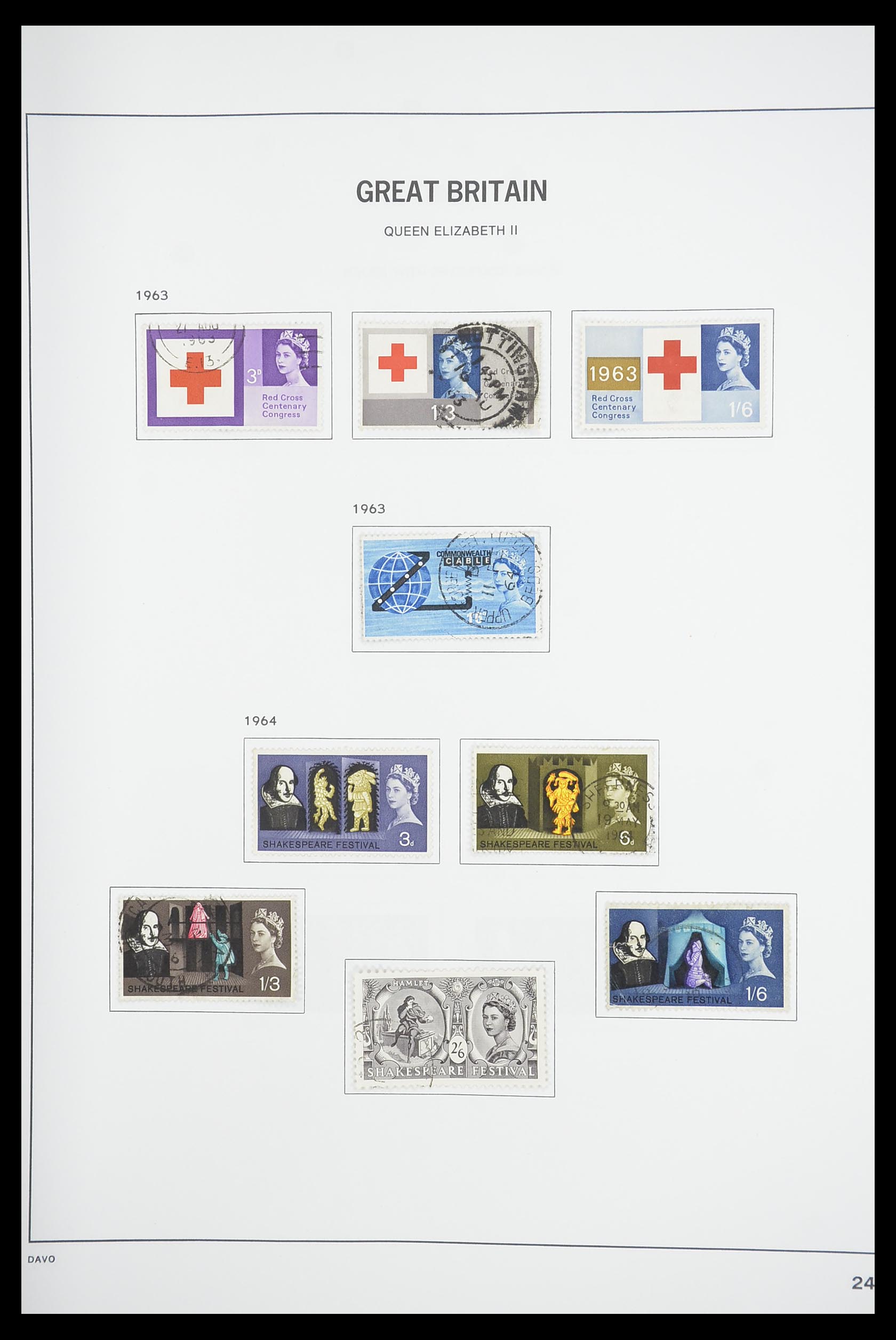 33898 025 - Postzegelverzameling 33898 Engeland 1840-2006.