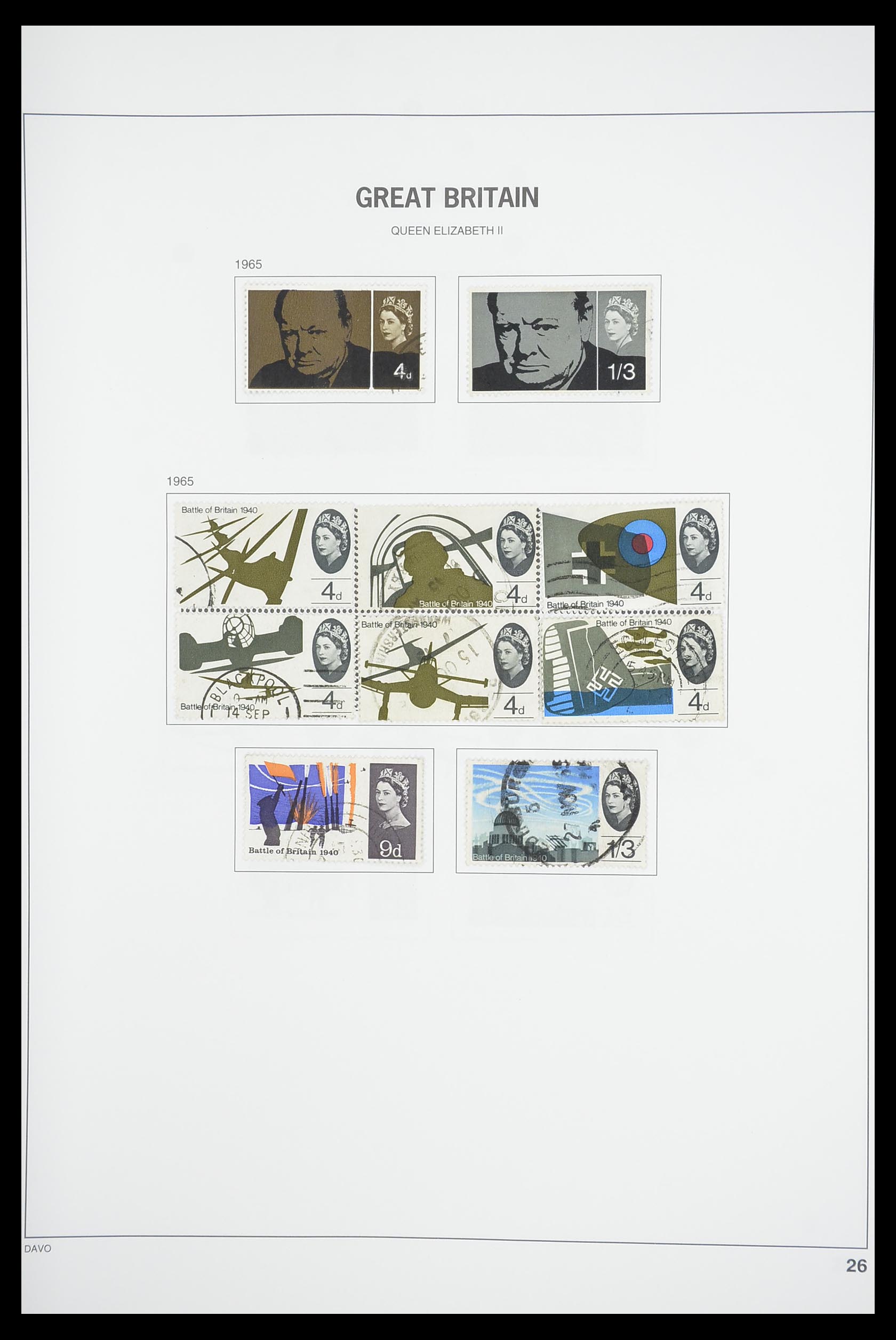 33898 029 - Postzegelverzameling 33898 Engeland 1840-2006.