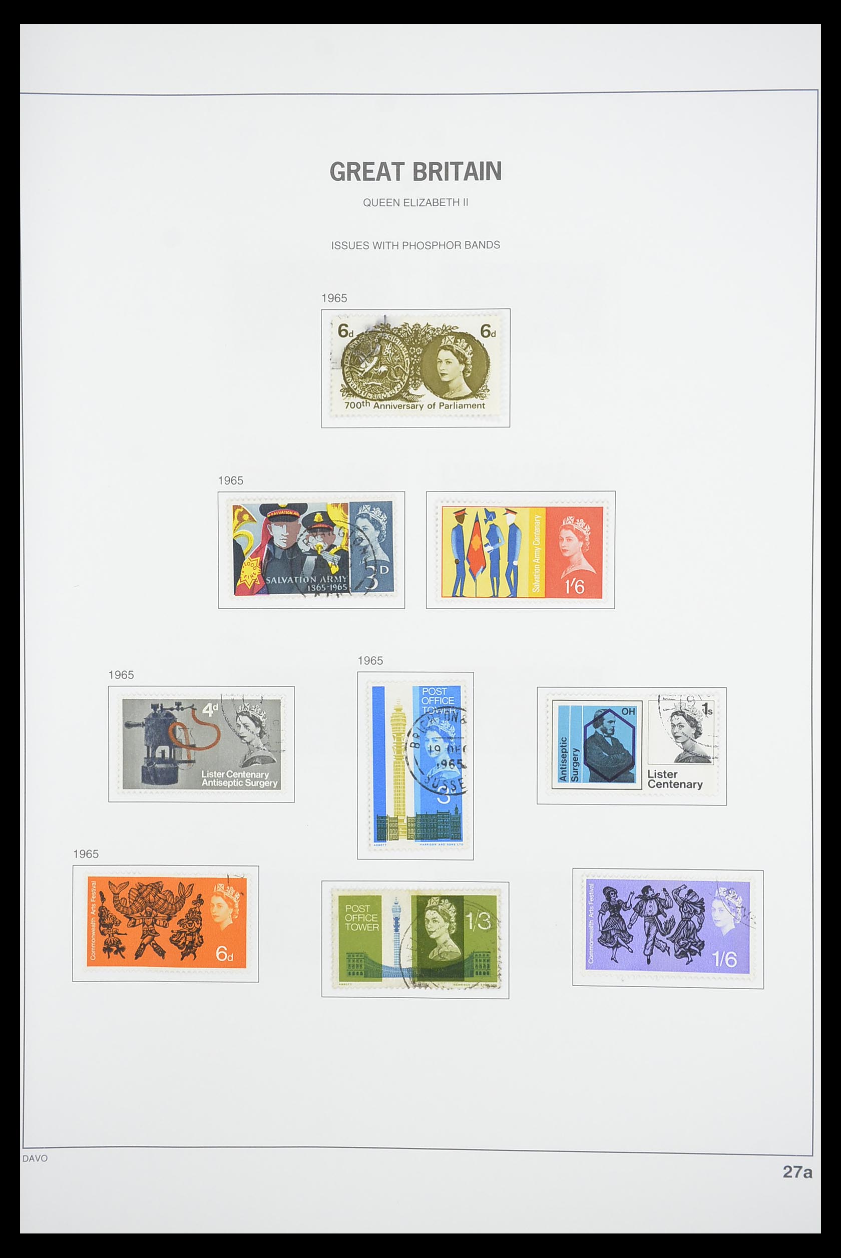 33898 032 - Postzegelverzameling 33898 Engeland 1840-2006.