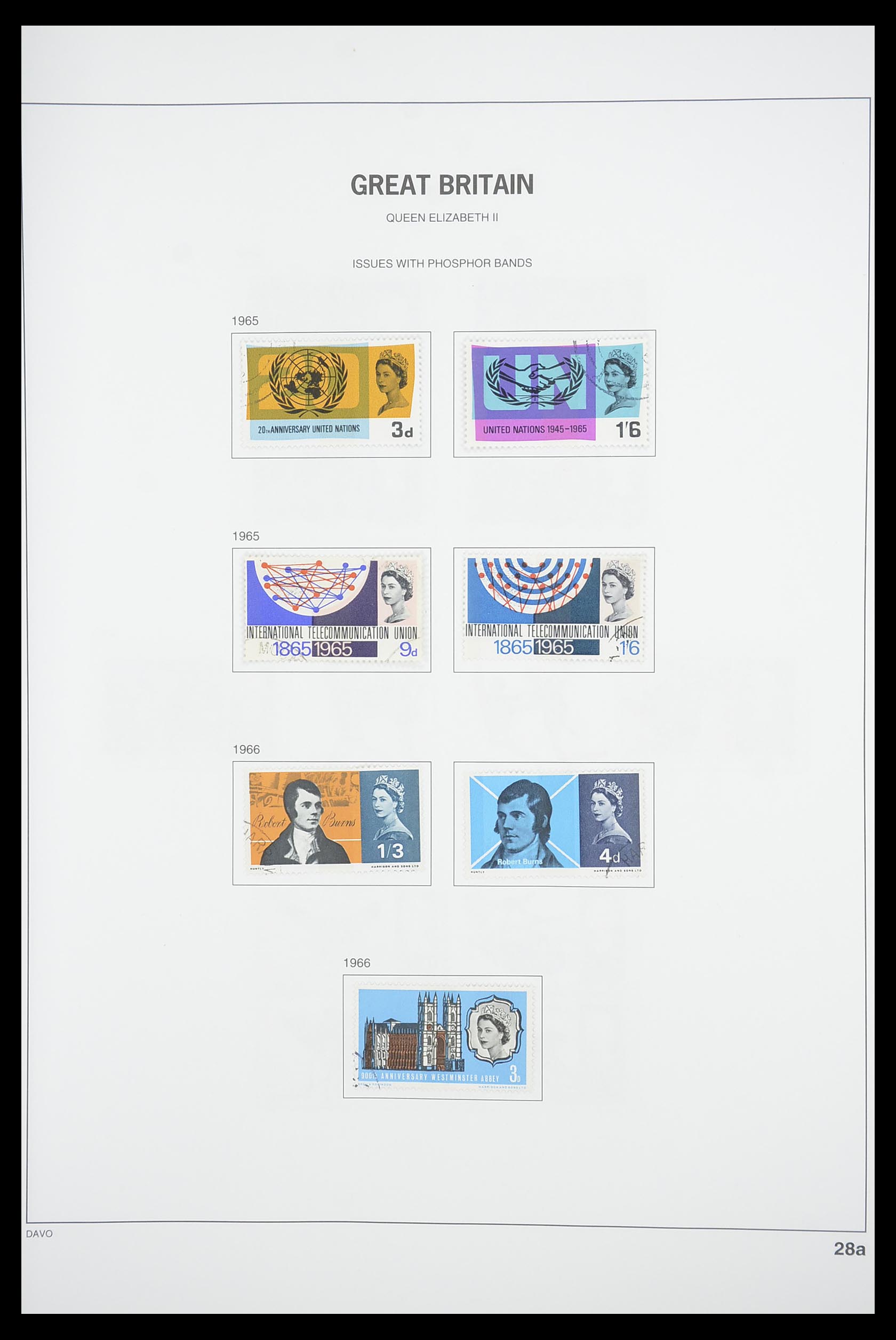 33898 034 - Postzegelverzameling 33898 Engeland 1840-2006.