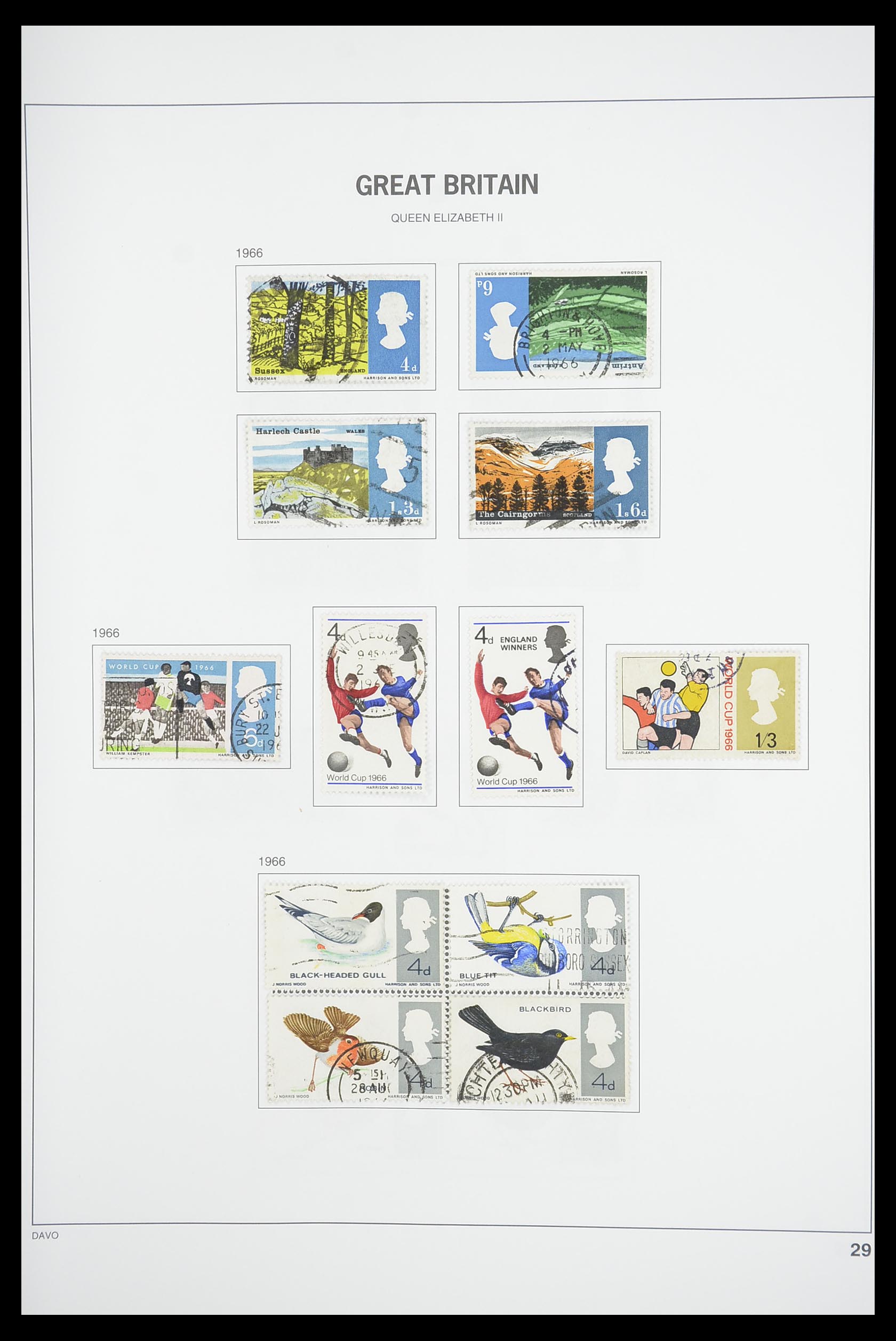 33898 035 - Postzegelverzameling 33898 Engeland 1840-2006.