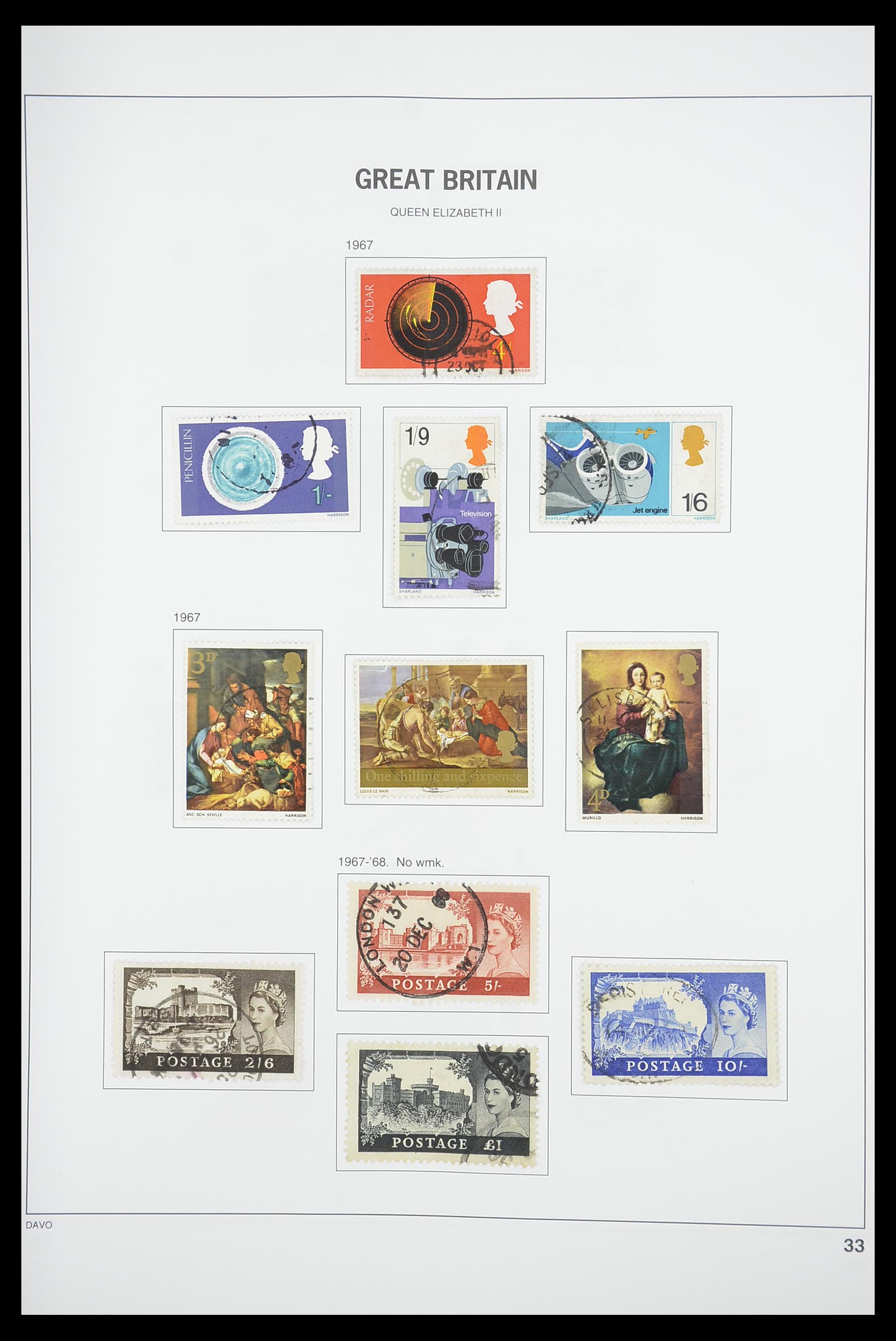 33898 043 - Postzegelverzameling 33898 Engeland 1840-2006.