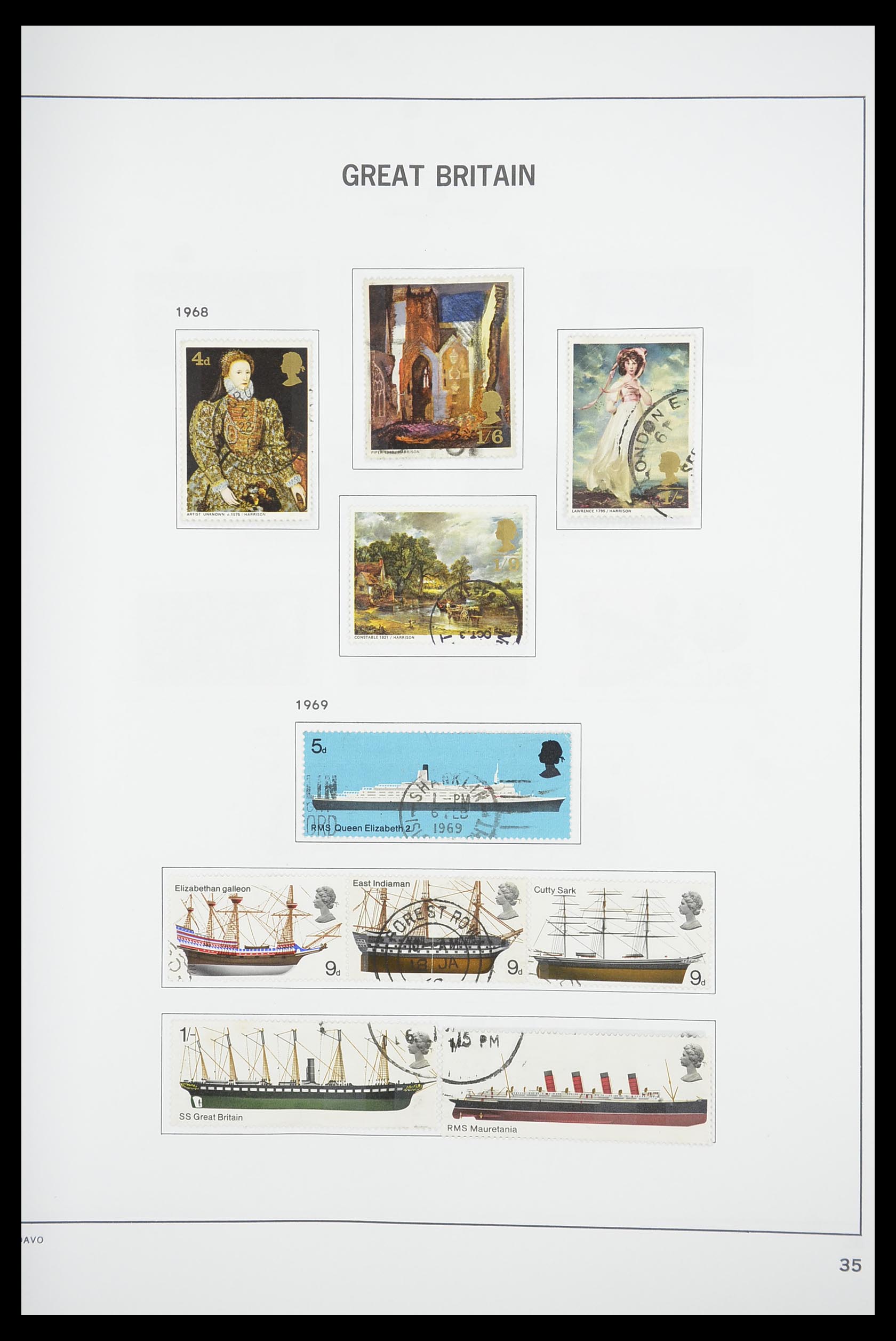 33898 045 - Postzegelverzameling 33898 Engeland 1840-2006.