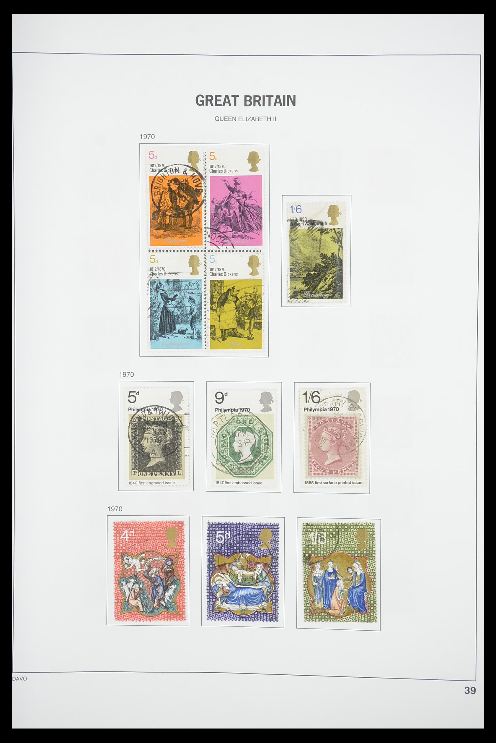 33898 049 - Postzegelverzameling 33898 Engeland 1840-2006.