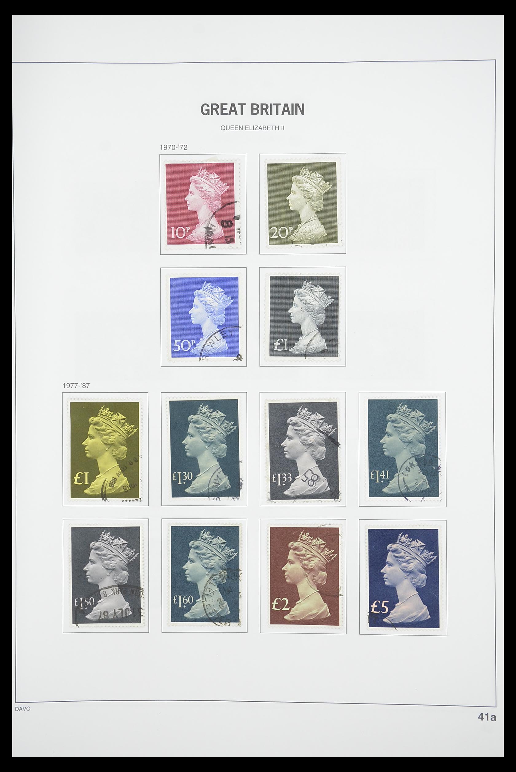 33898 052 - Postzegelverzameling 33898 Engeland 1840-2006.