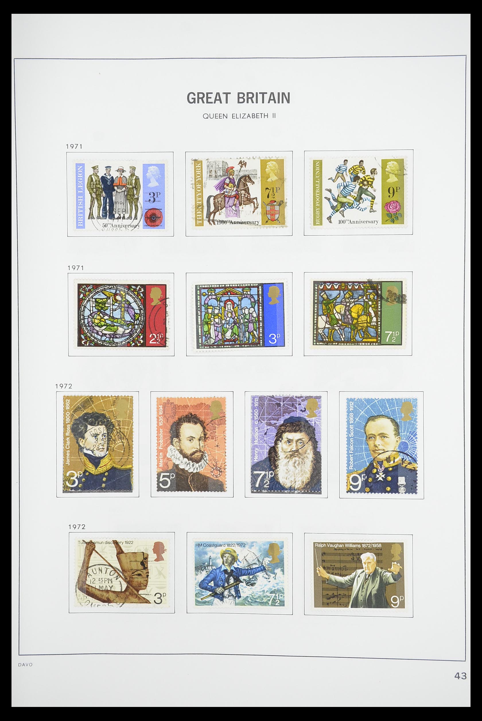 33898 054 - Postzegelverzameling 33898 Engeland 1840-2006.