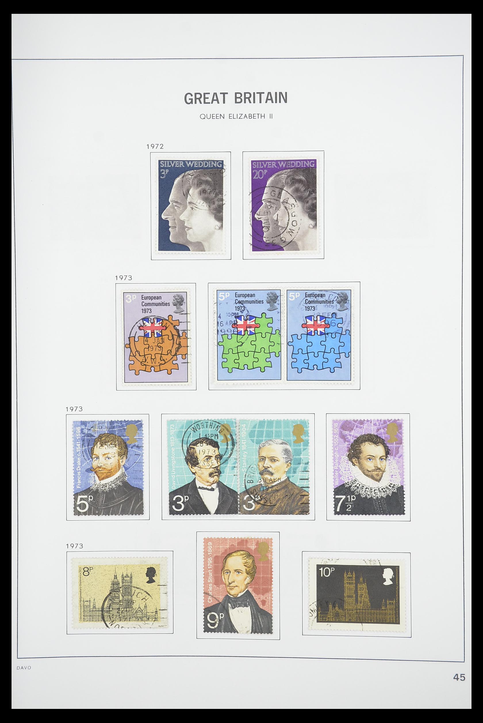 33898 056 - Postzegelverzameling 33898 Engeland 1840-2006.