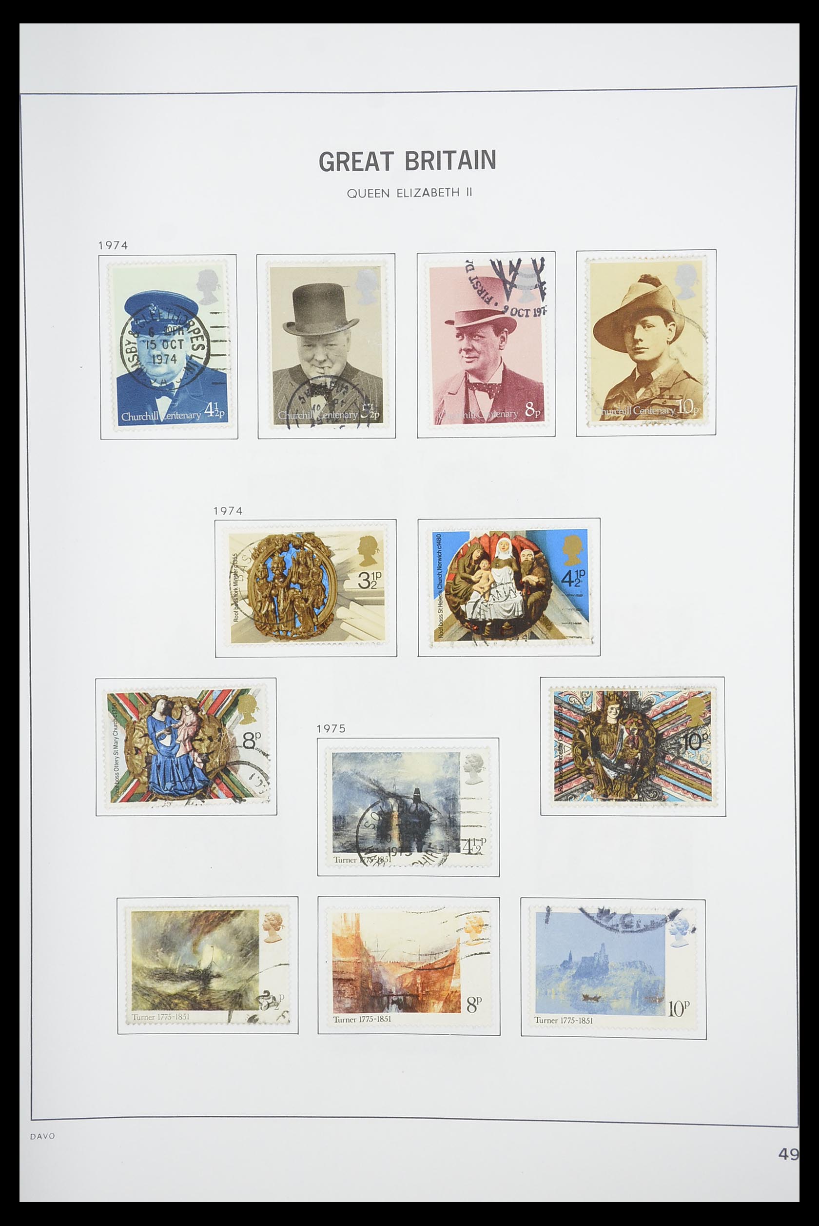 33898 060 - Postzegelverzameling 33898 Engeland 1840-2006.