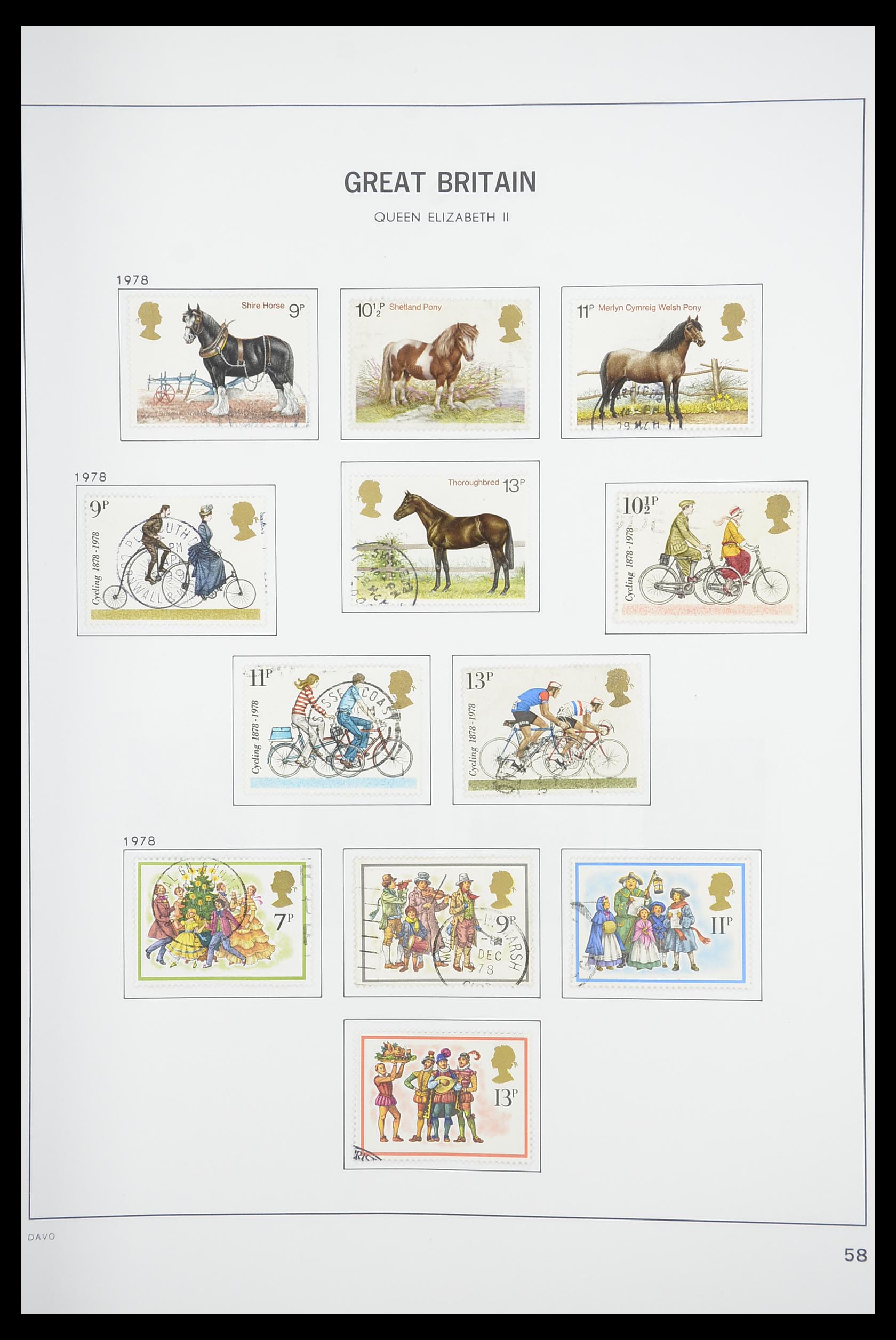 33898 069 - Postzegelverzameling 33898 Engeland 1840-2006.