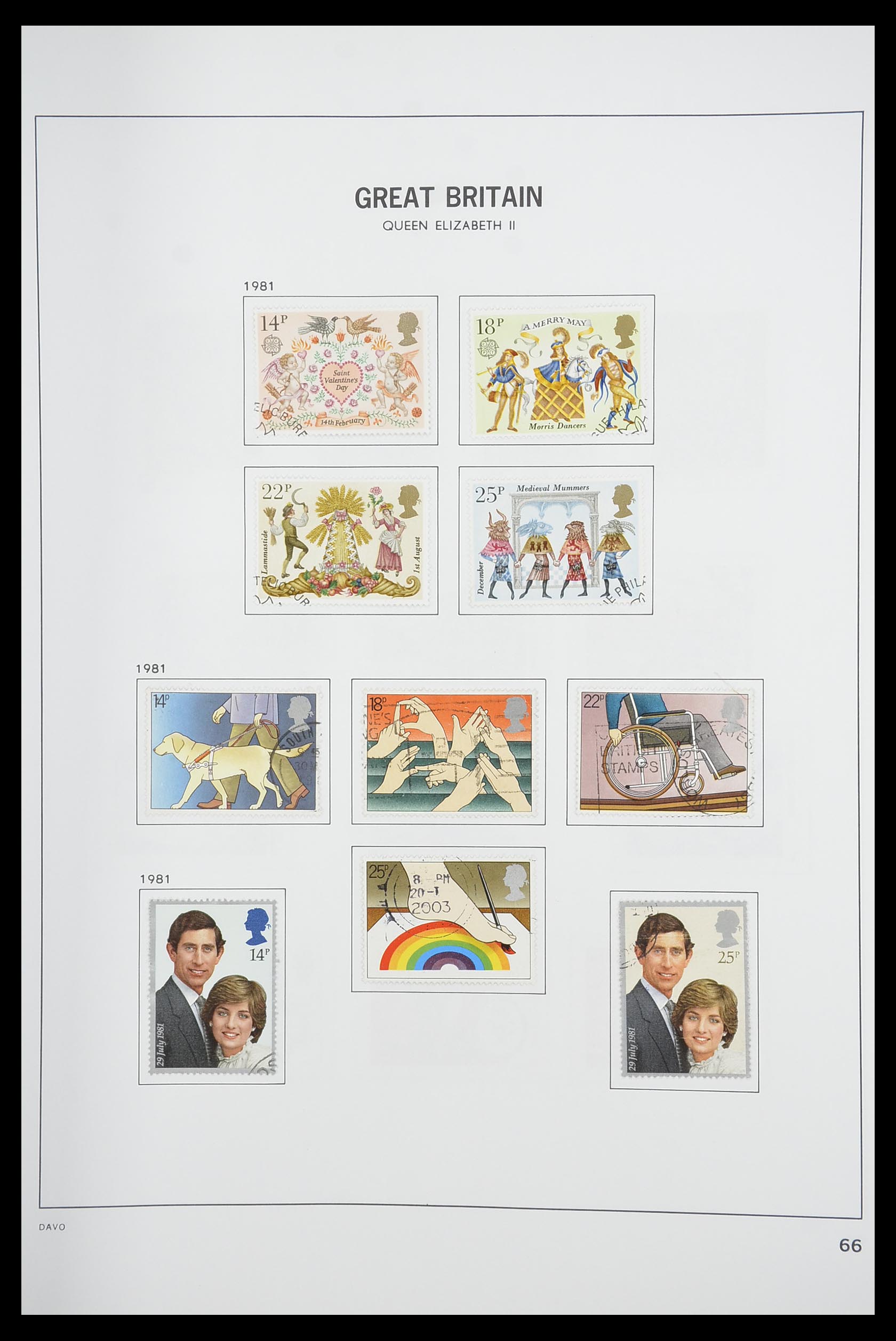 33898 077 - Postzegelverzameling 33898 Engeland 1840-2006.